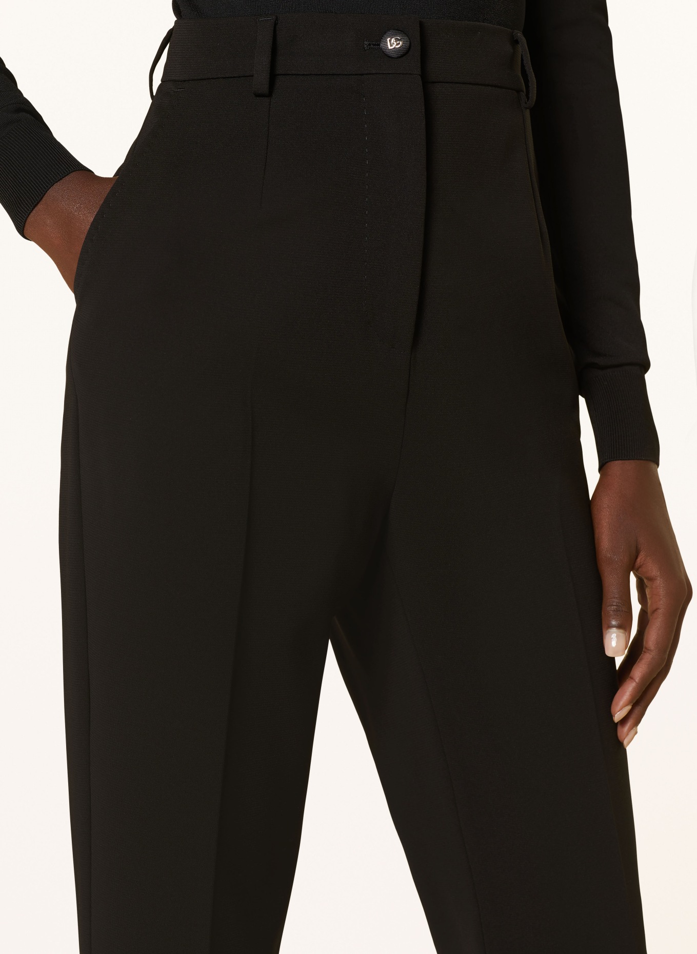 DOLCE & GABBANA Trousers, Color: BLACK (Image 4)