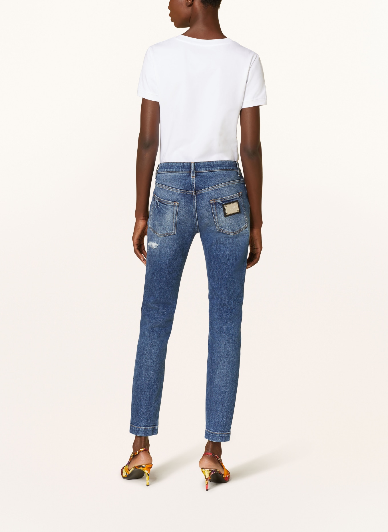 DOLCE & GABBANA Skinny jeans, Color: S9001 VARIANTE ABBINATA (Image 3)