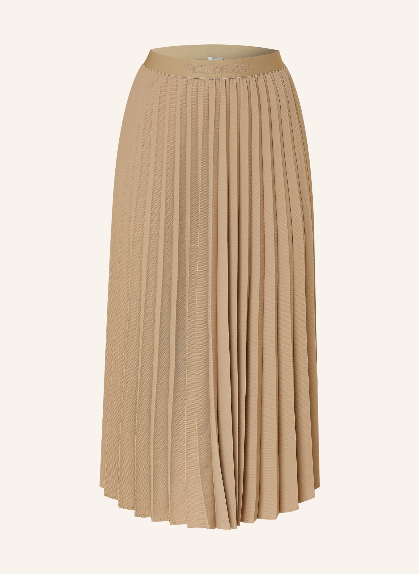 TOMMY HILFIGER Pleated skirt, Color: BEIGE (Image 1)