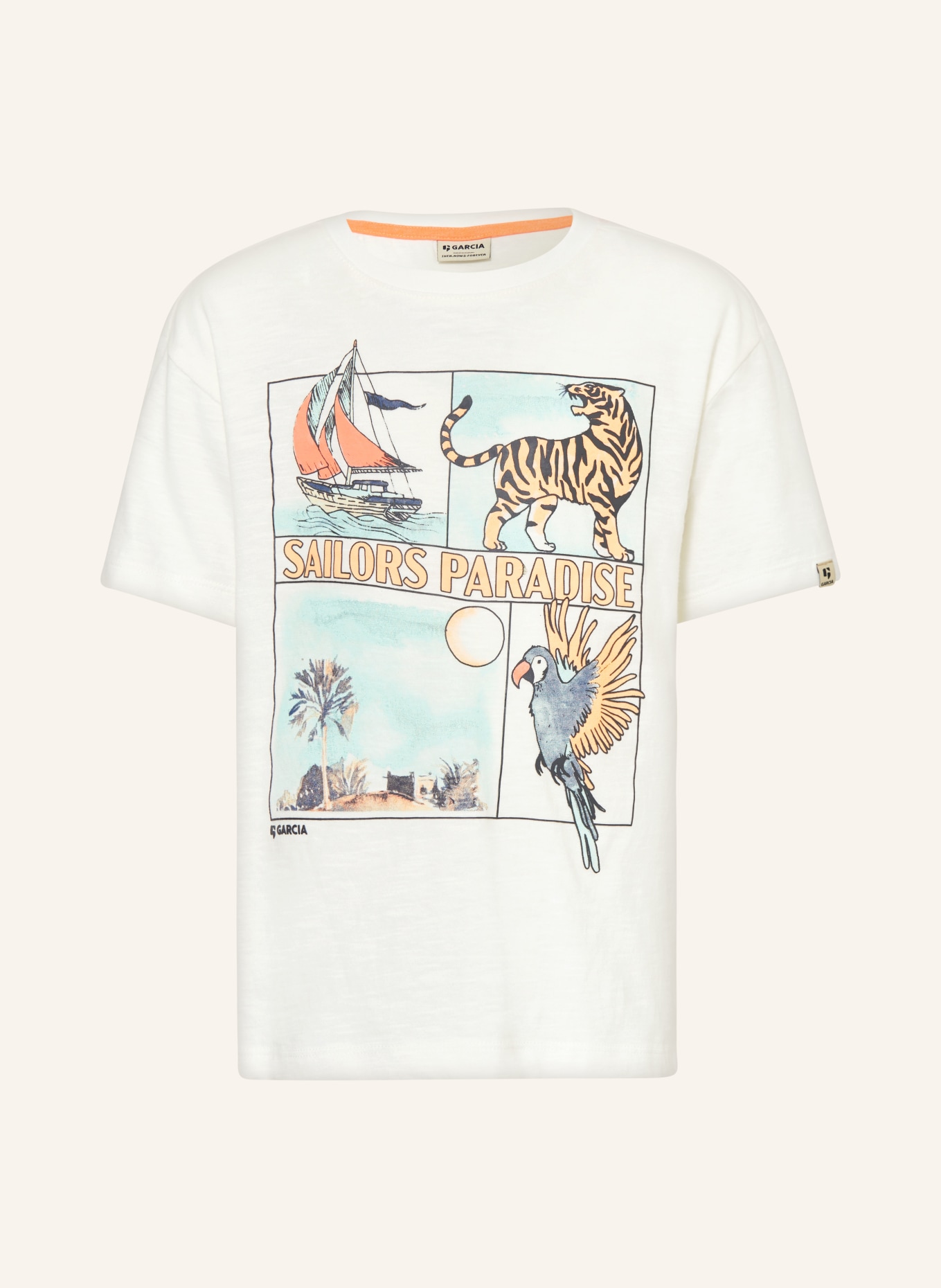 GARCIA T-Shirt, Farbe: WEISS (Bild 1)