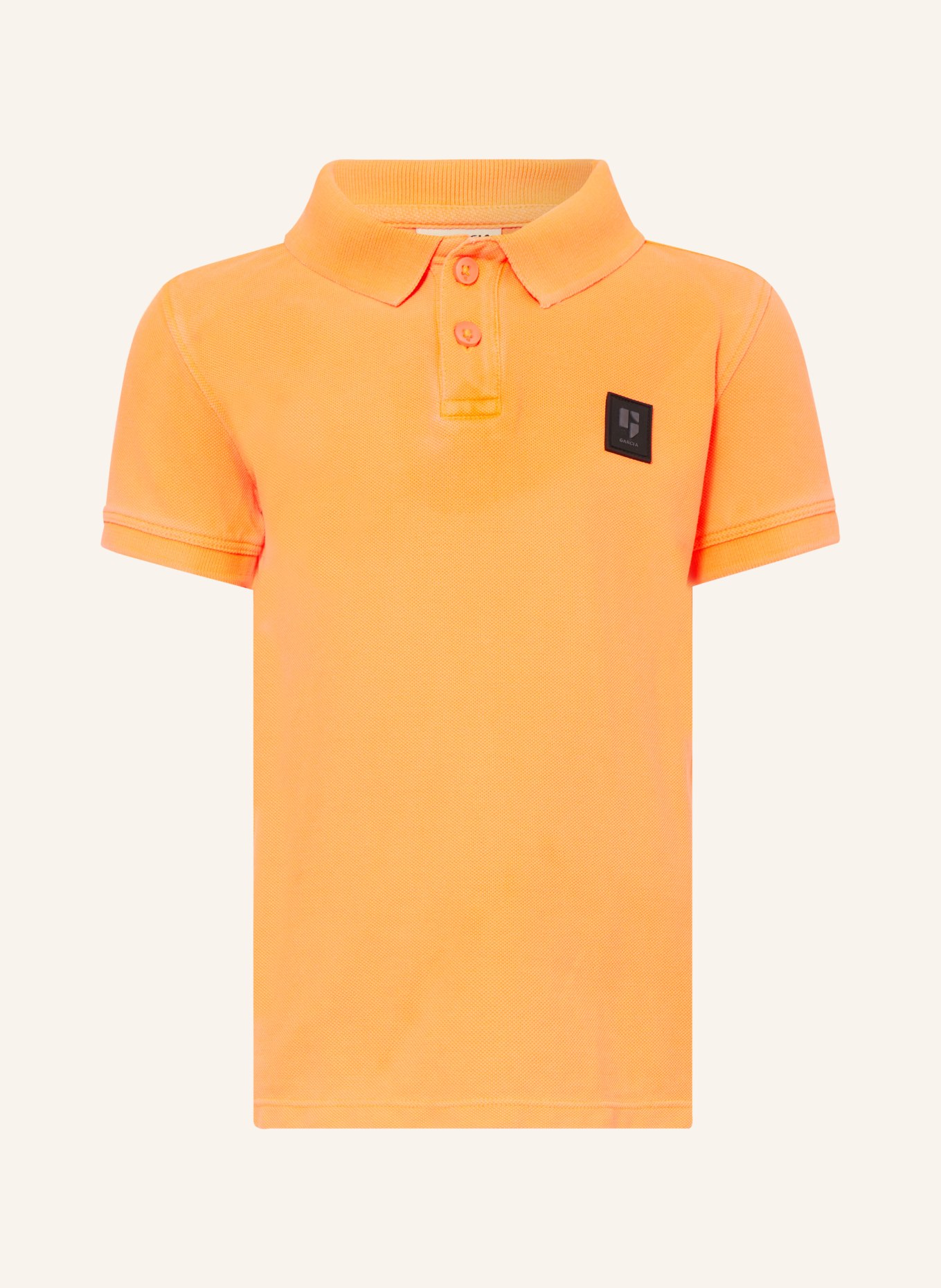 GARCIA Piqué-Poloshirt, Farbe: NEONORANGE (Bild 1)