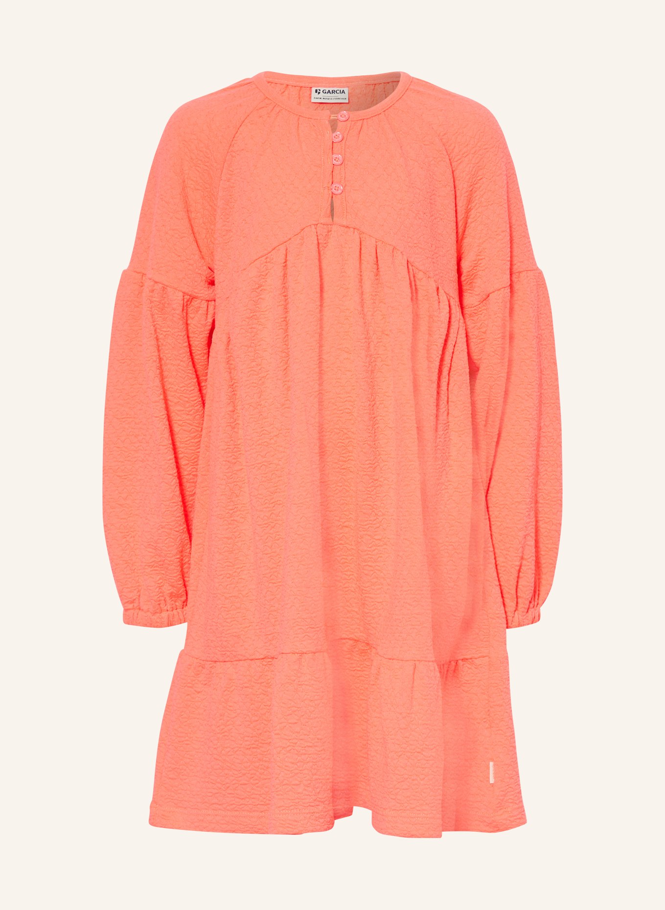GARCIA Kleid mit Volants, Farbe: NEONPINK (Bild 1)