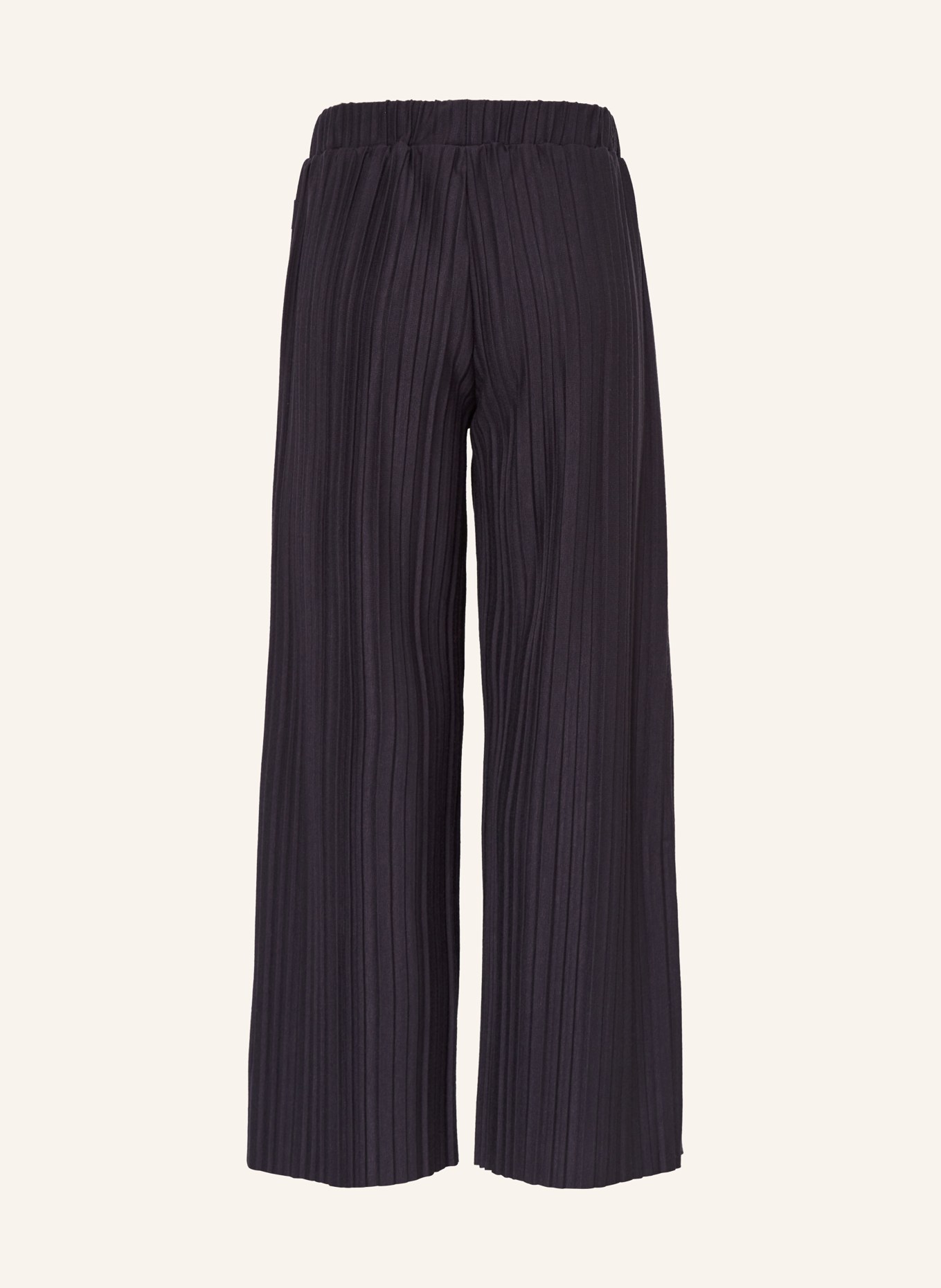 GARCIA Žerzejové kalhoty culotte s plisováním, Barva: TMAVĚ ŠEDÁ (Obrázek 2)