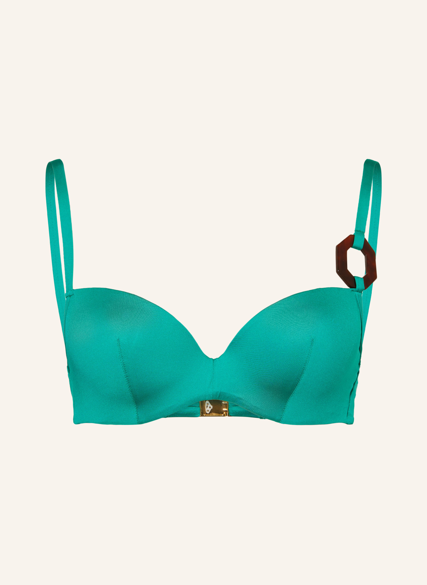 ANDRES SARDA Underwired bikini top OUKA, Color: GREEN (Image 1)