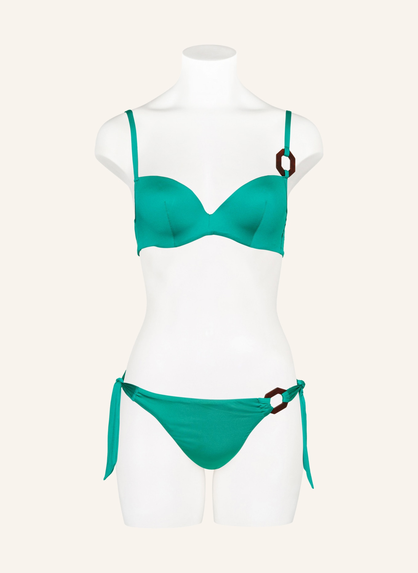 ANDRES SARDA Underwired bikini top OUKA in green