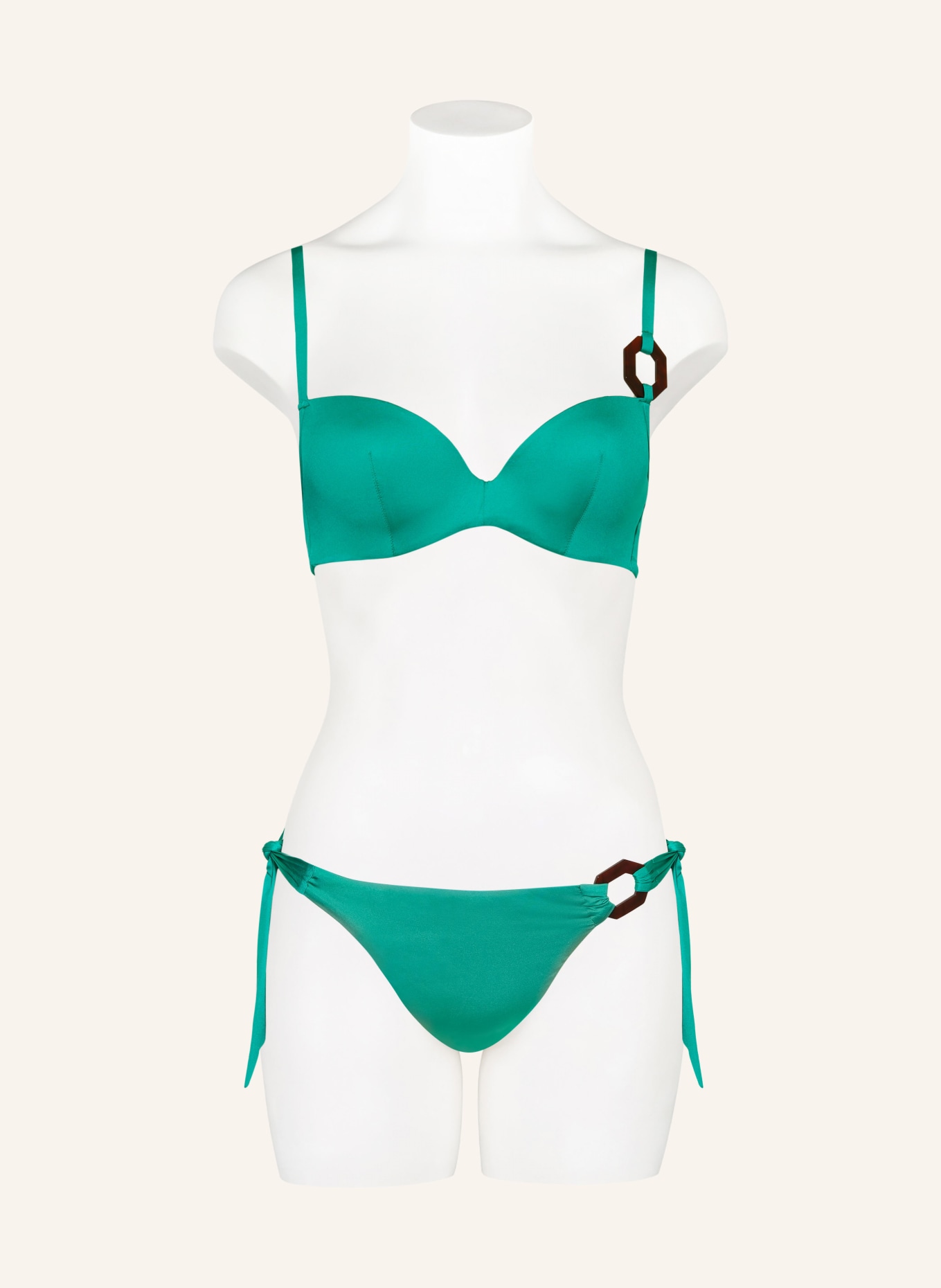 ANDRES SARDA Triangle bikini bottoms OUKA, Color: GREEN (Image 2)
