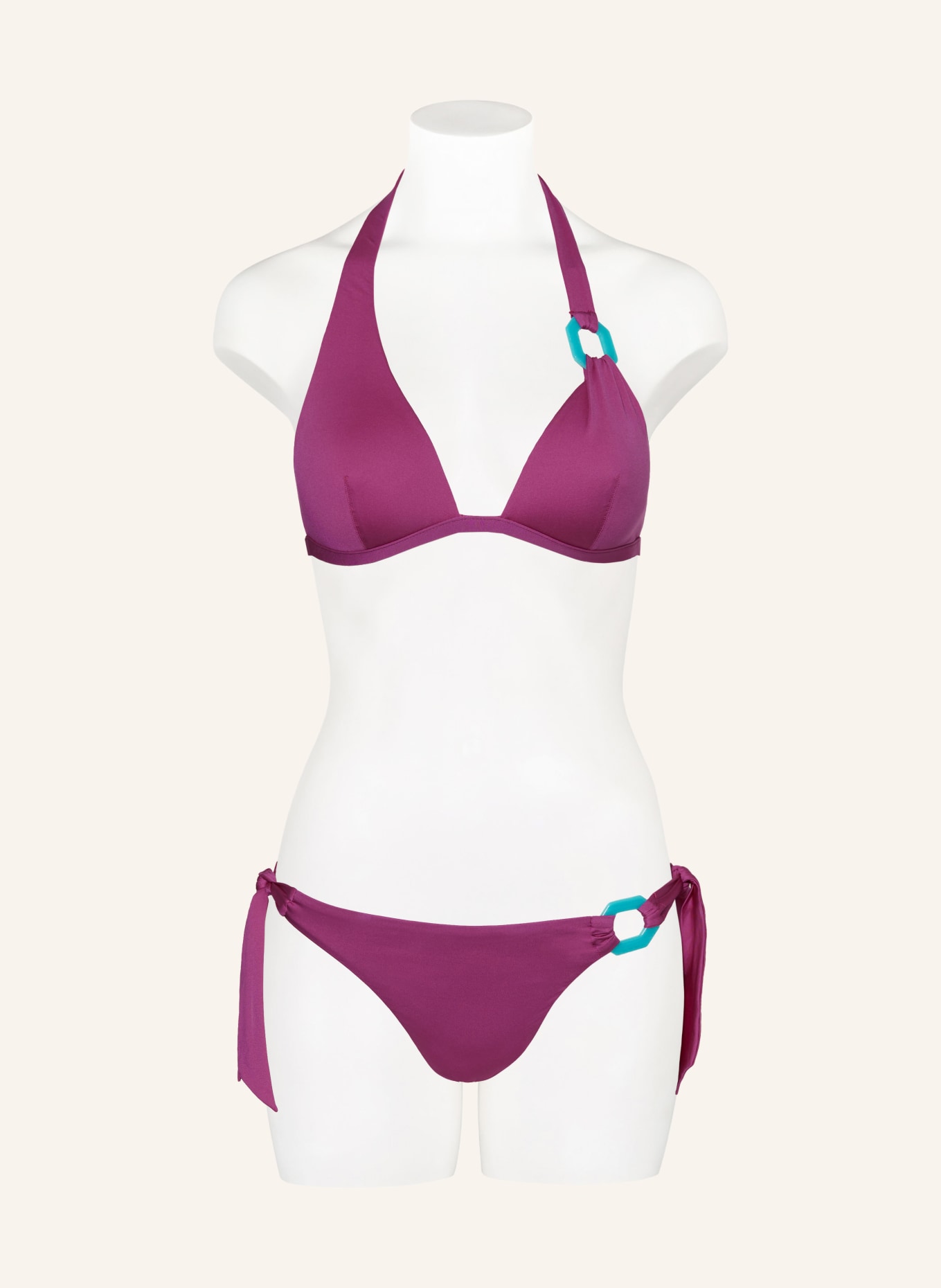 ANDRES SARDA Triangle bikini top OUKA, Color: FUCHSIA (Image 2)