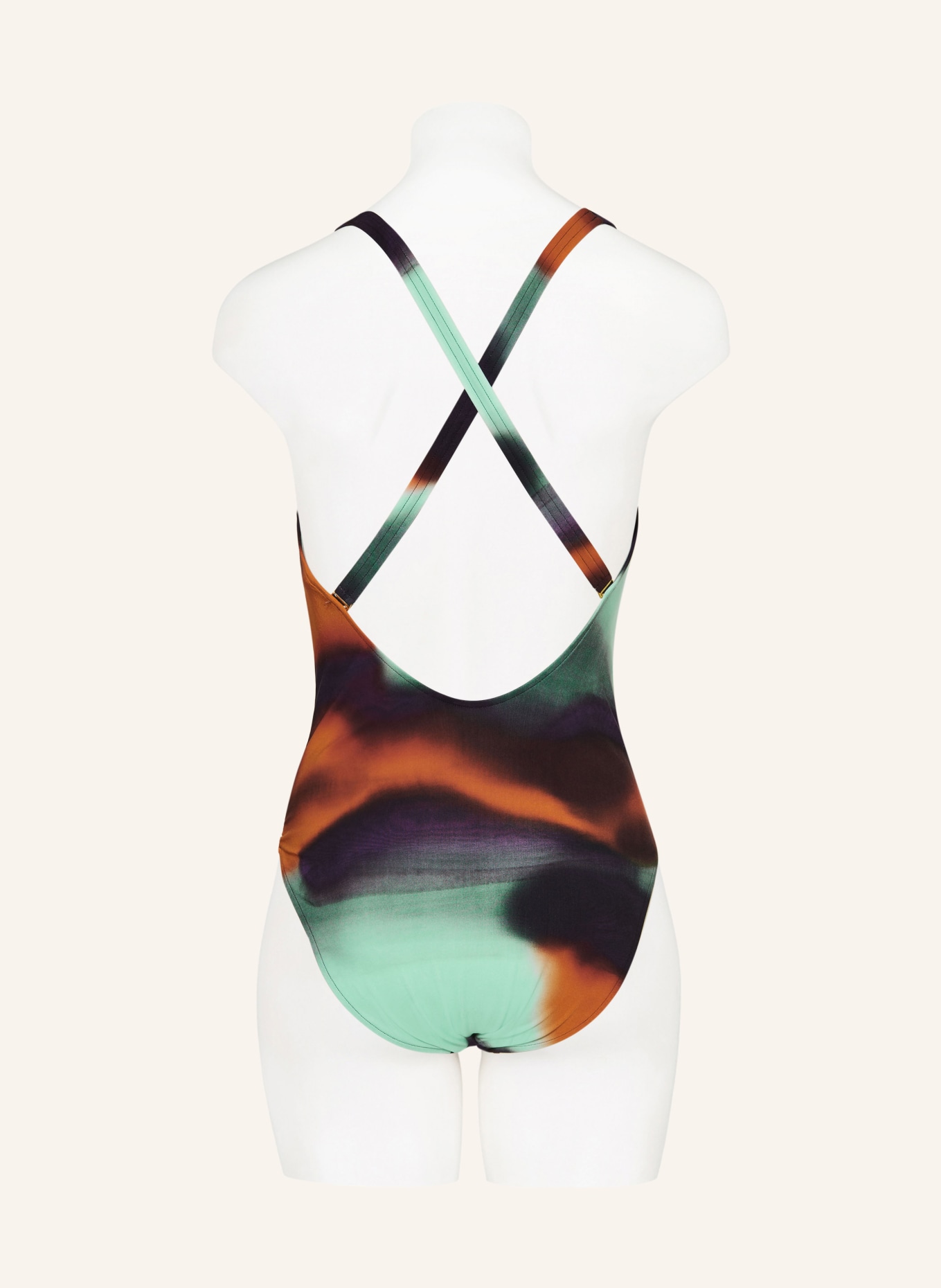 ANDRES SARDA Swimsuit RINKO, Color: MINT/ DARK ORANGE/ DARK BROWN (Image 3)