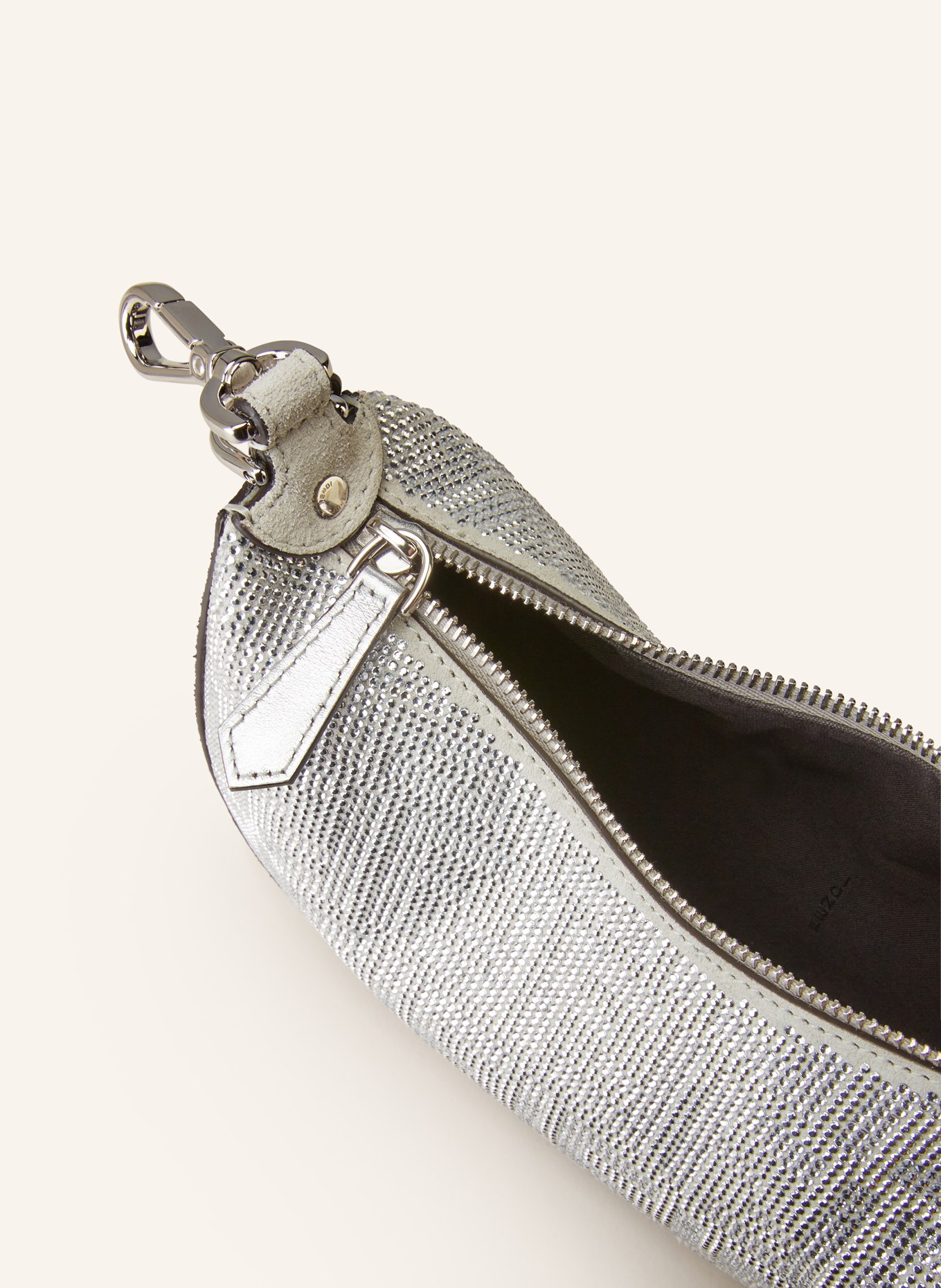 FENDI Handbag FENDIGRAPHY MINI with decorative gems, Color: SILVER (Image 3)