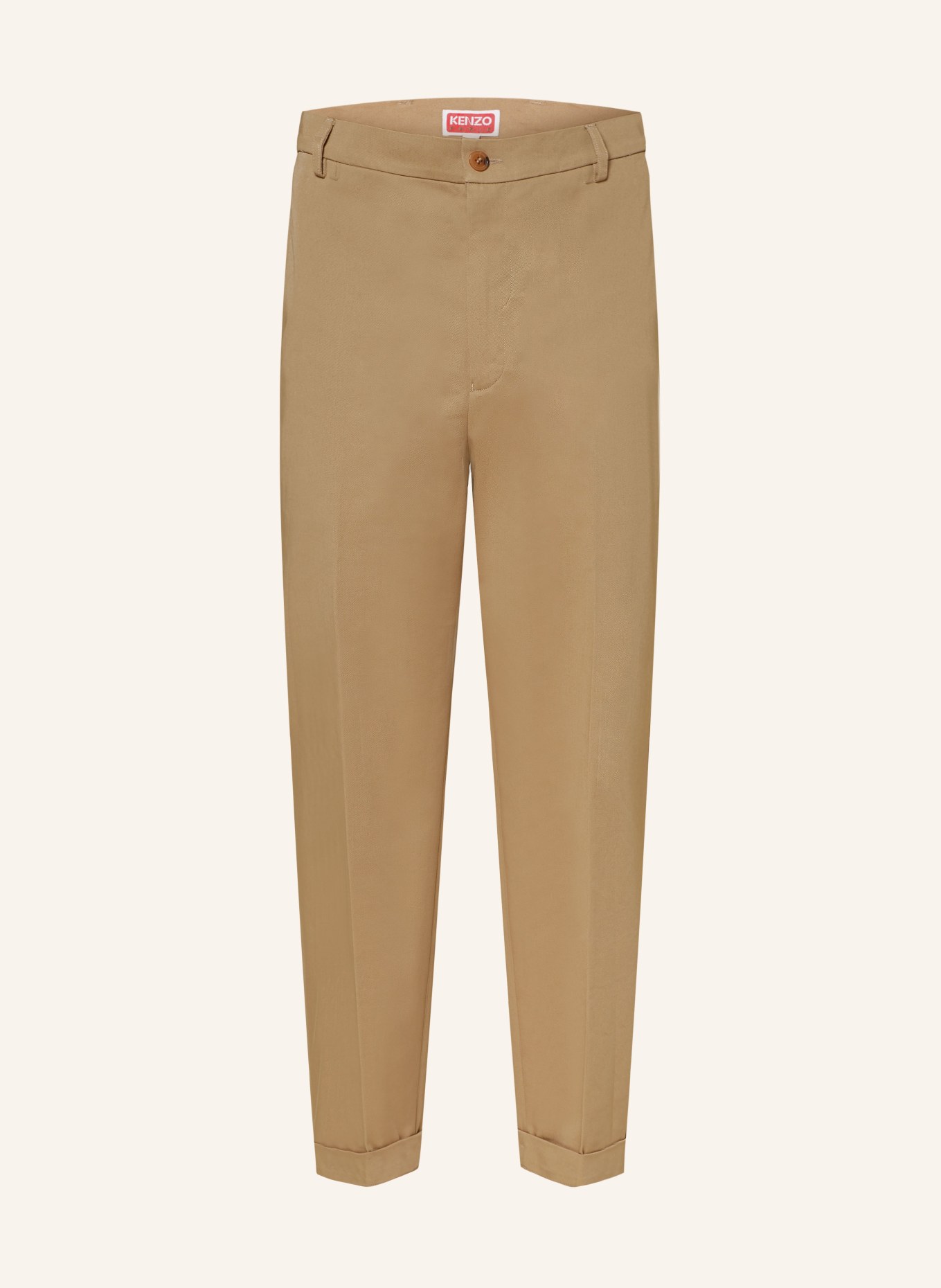 KENZO Chino kalhoty Regular Fit, Barva: BÉŽOVÁ (Obrázek 1)