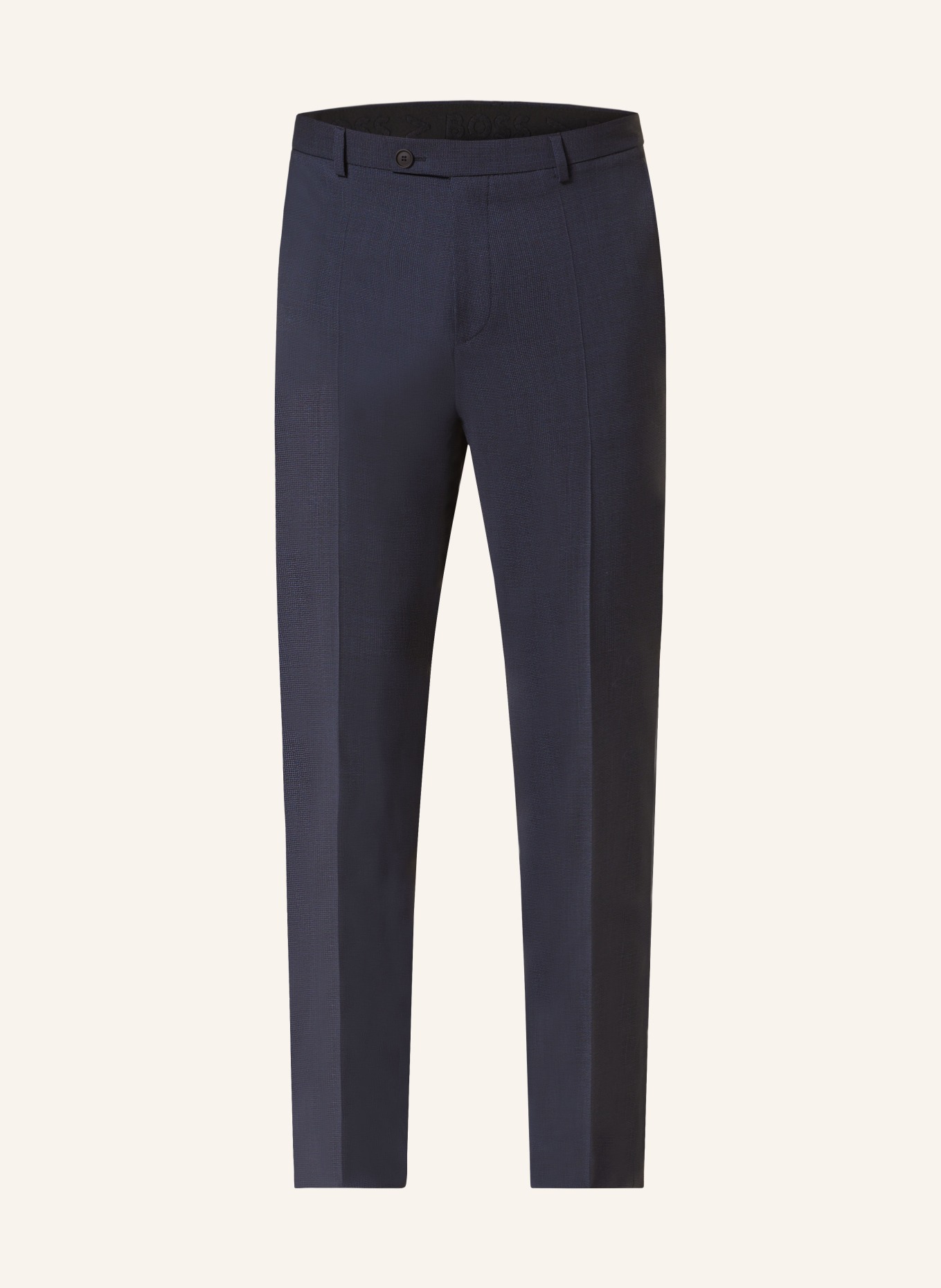 BOSS Spodnie garniturowe LENON regular fit, Kolor: 404 DARK BLUE (Obrazek 1)