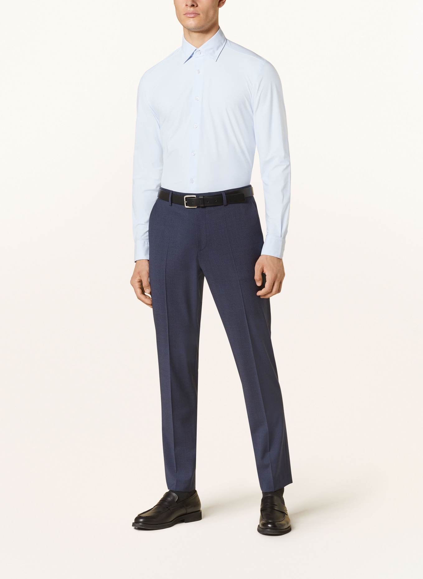 BOSS Suit trousers LENON regular fit, Color: 404 DARK BLUE (Image 3)