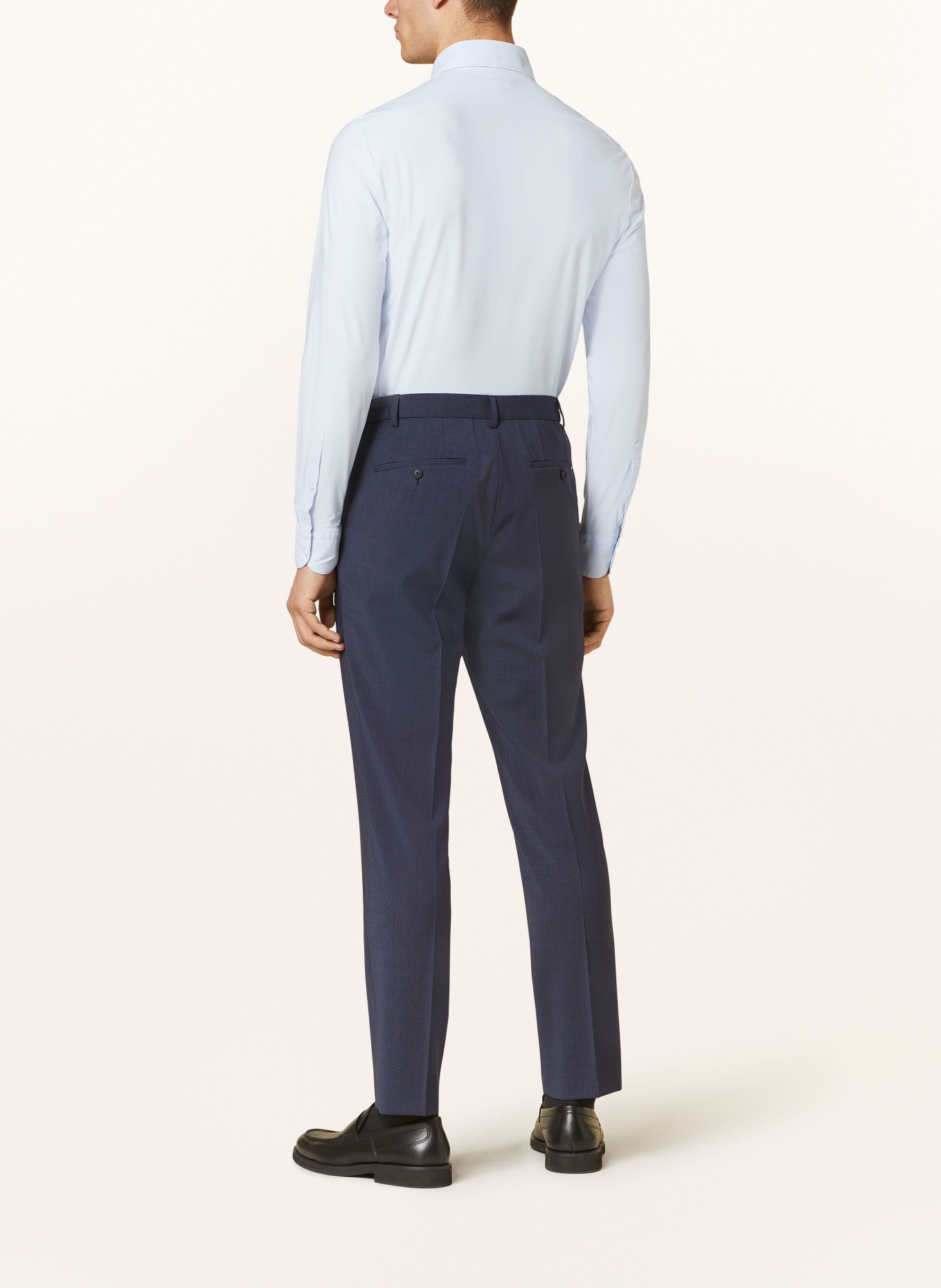 BOSS Suit trousers LENON regular fit, Color: 404 DARK BLUE (Image 4)