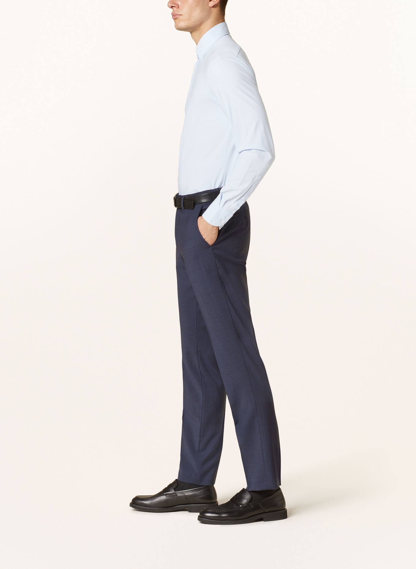 BOSS Suit trousers LENON regular fit, Color: 404 DARK BLUE (Image 5)