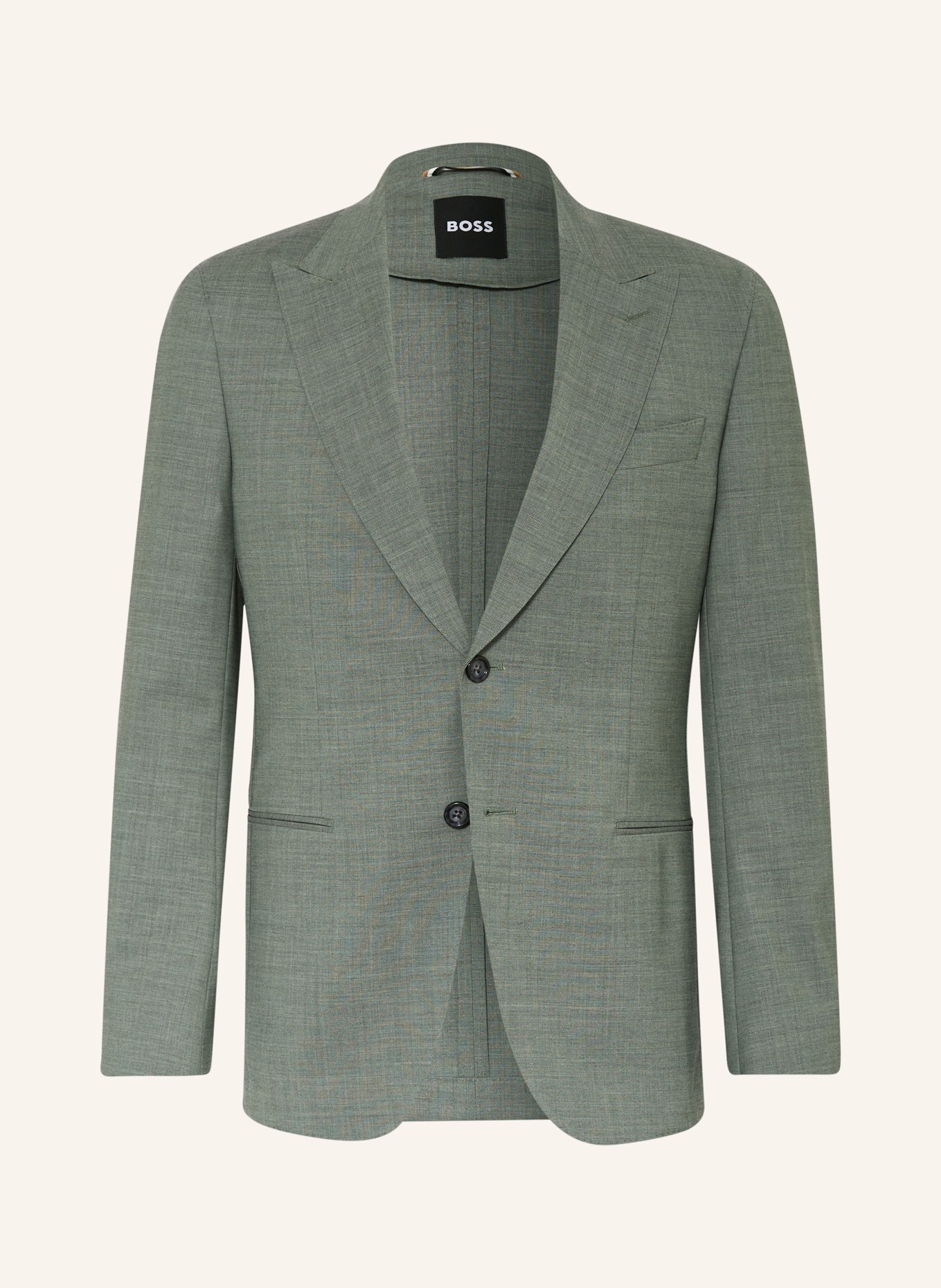 BOSS Suit jacket HUGE PEAK extra slim fit, Color: 306 DARK GREEN (Image 1)