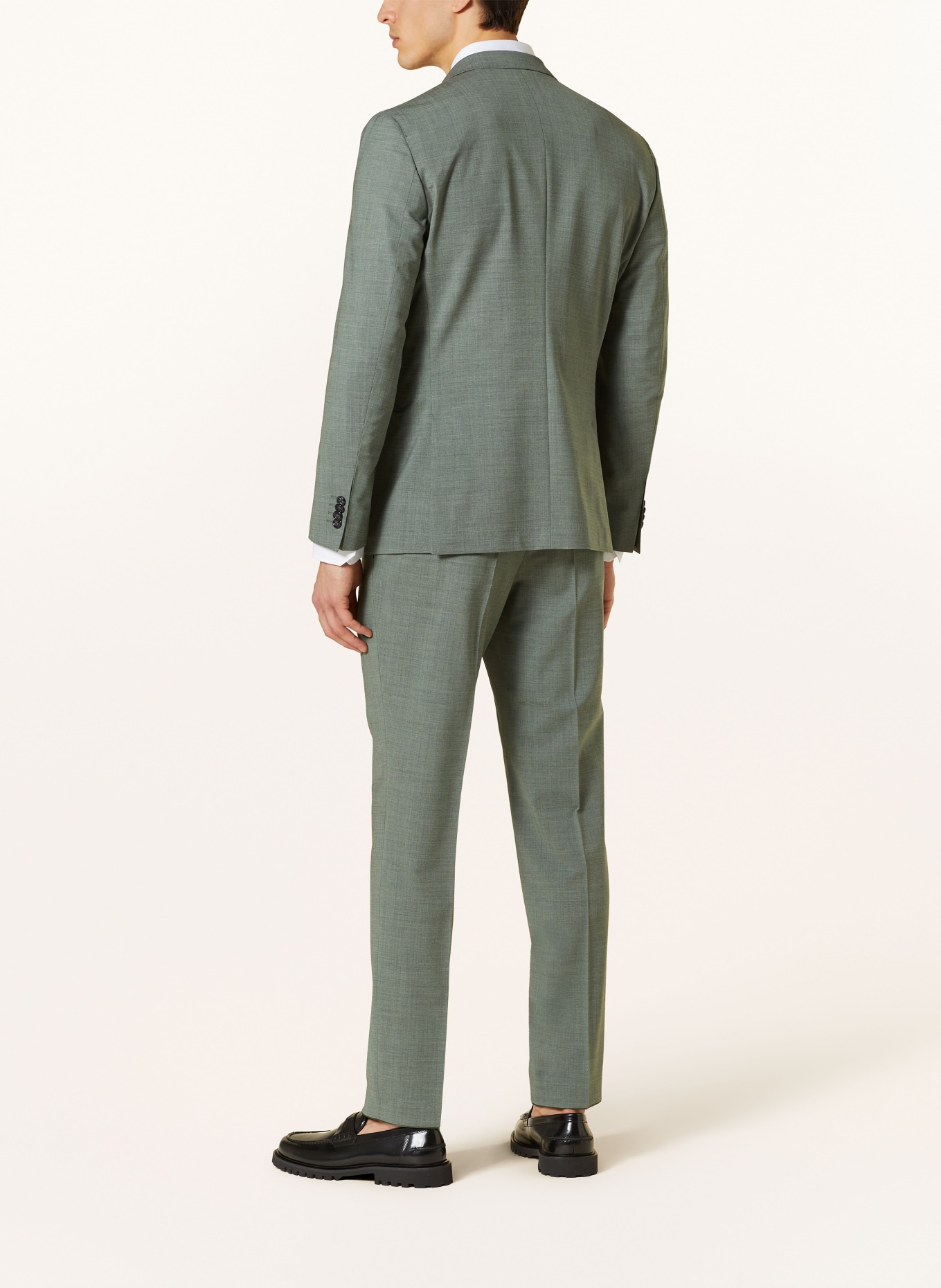BOSS Suit jacket HUGE PEAK extra slim fit, Color: 306 DARK GREEN (Image 3)