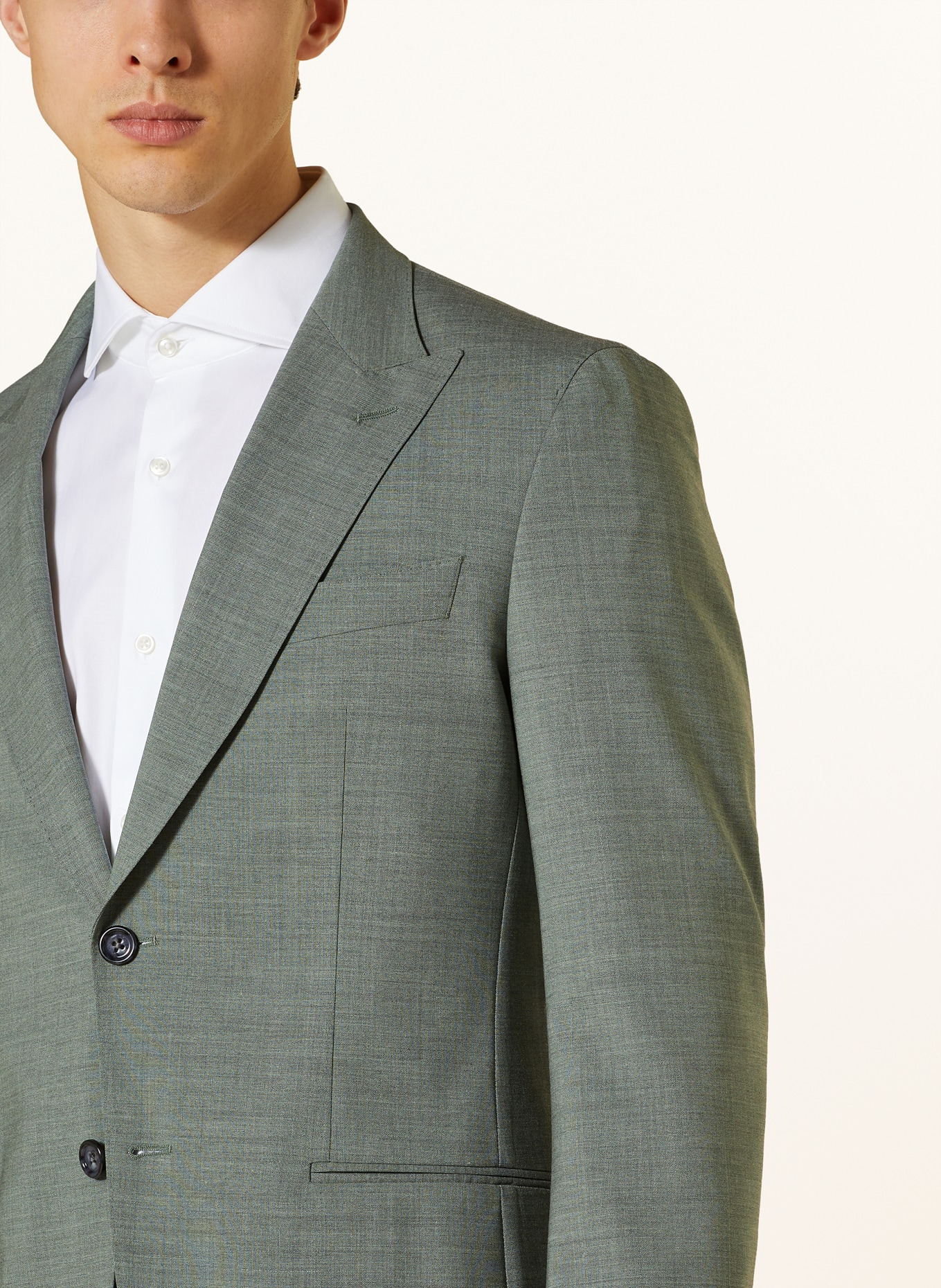 BOSS Oblekové sako HUGE PEAK Extra Slim Fit, Barva: 306 DARK GREEN (Obrázek 5)