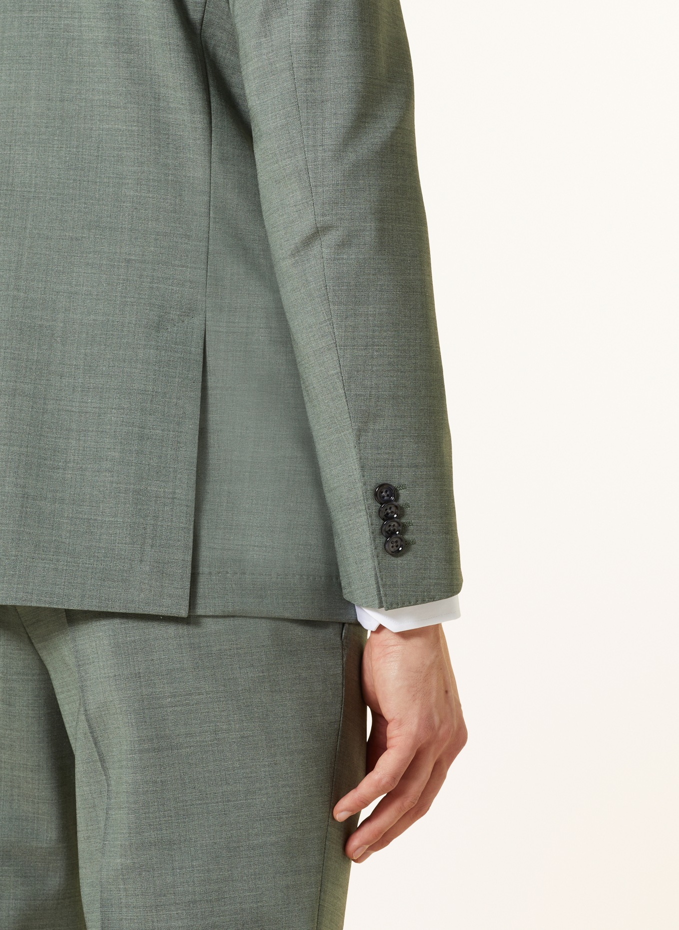 BOSS Suit jacket HUGE PEAK extra slim fit, Color: 306 DARK GREEN (Image 6)