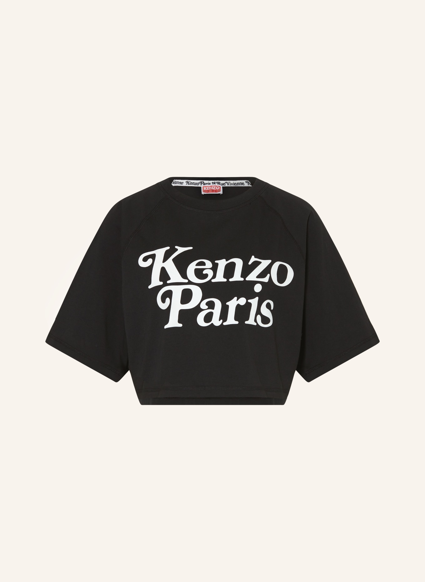 KENZO Cropped shirt, Color: BLACK/ WHITE (Image 1)