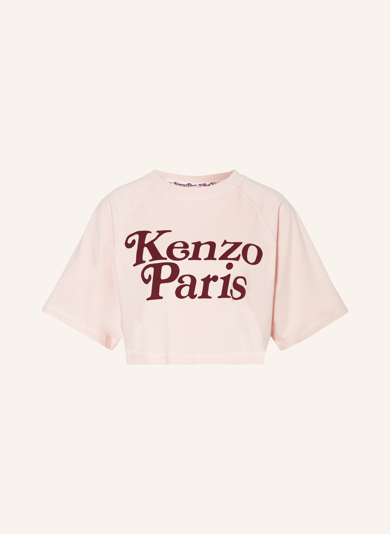 KENZO Cropped-Shirt, Farbe: HELLROSA (Bild 1)