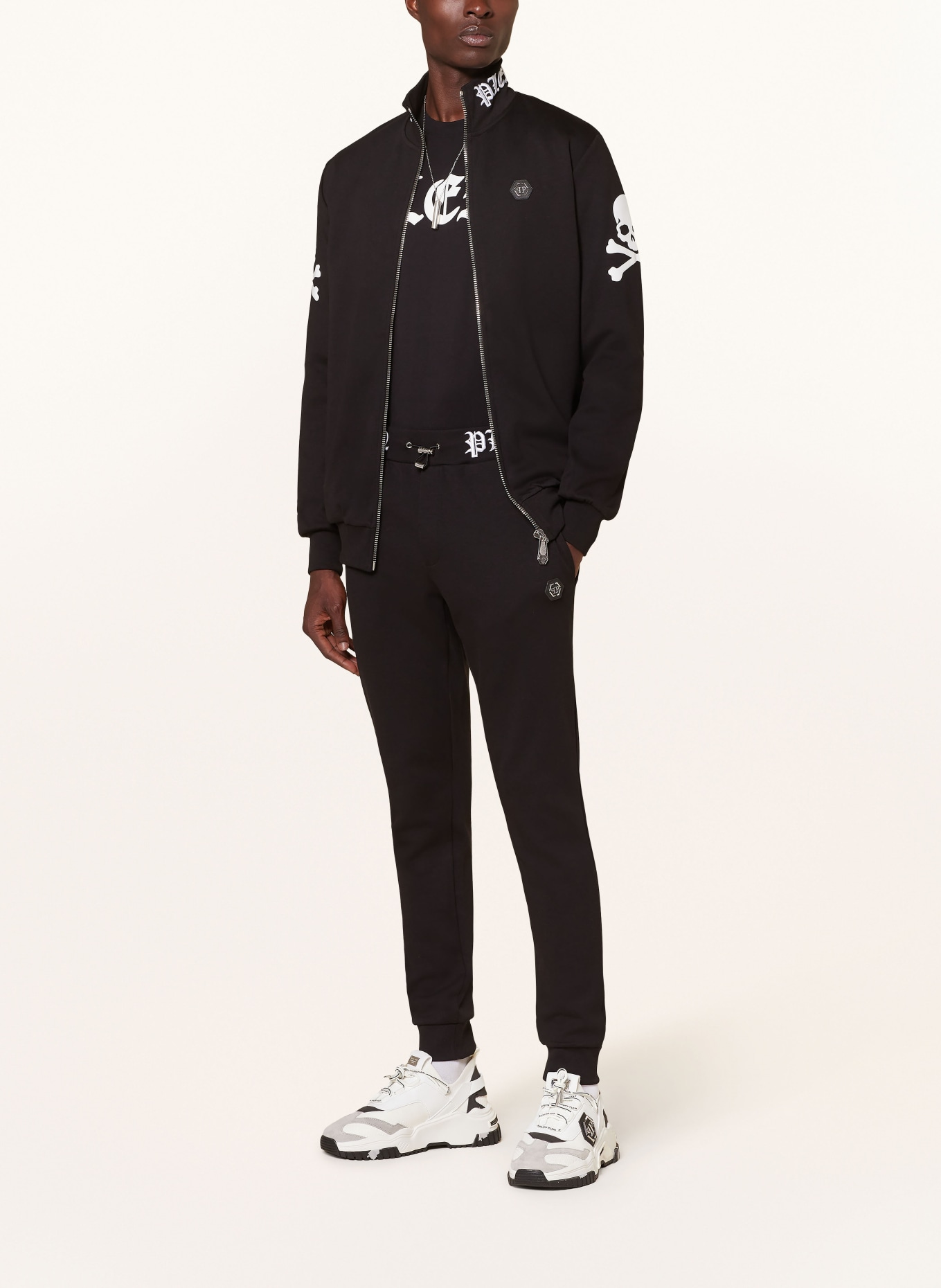 PHILIPP PLEIN Pants in jogger style, Color: BLACK (Image 2)