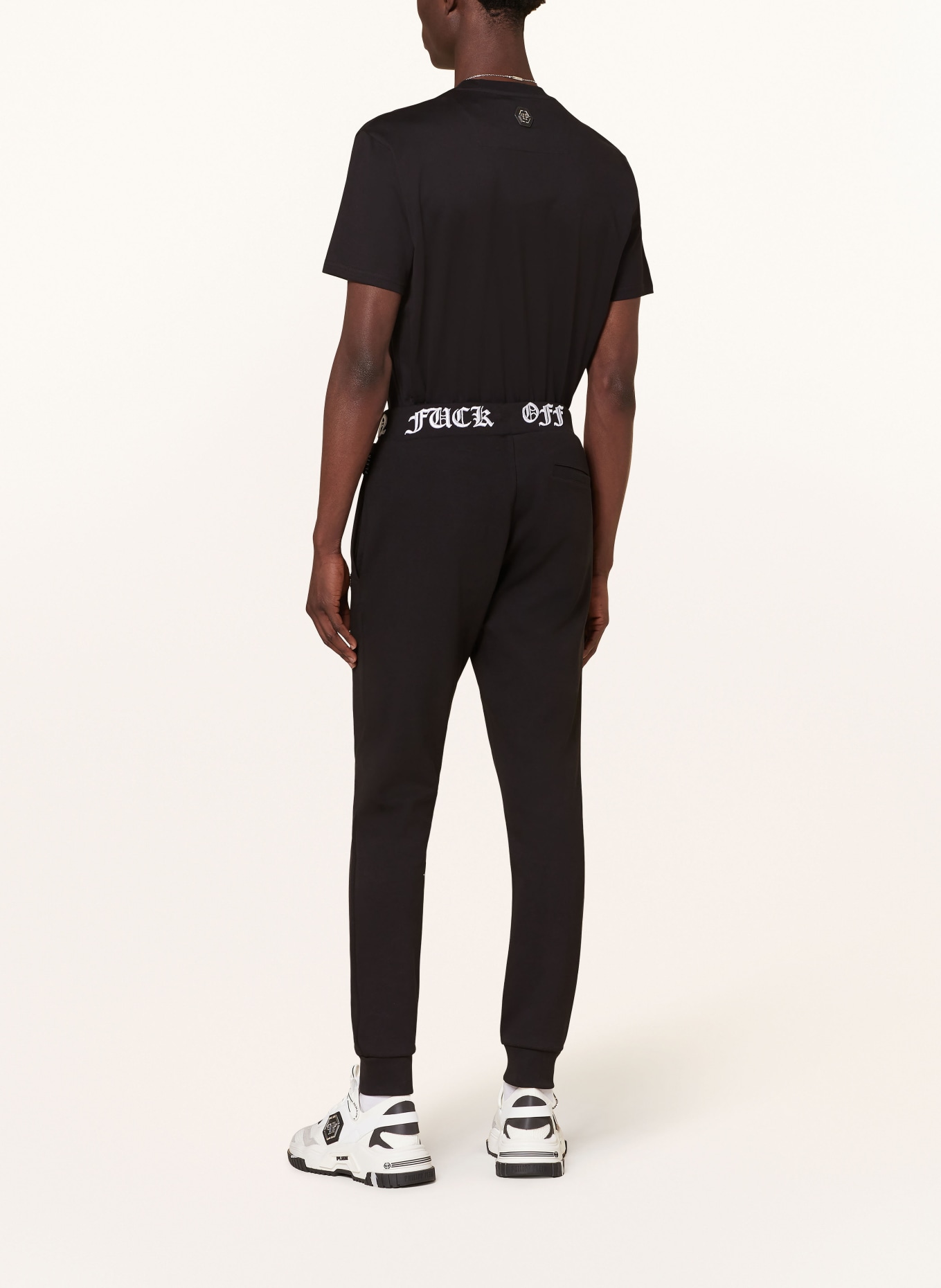 PHILIPP PLEIN Pants in jogger style, Color: BLACK (Image 3)