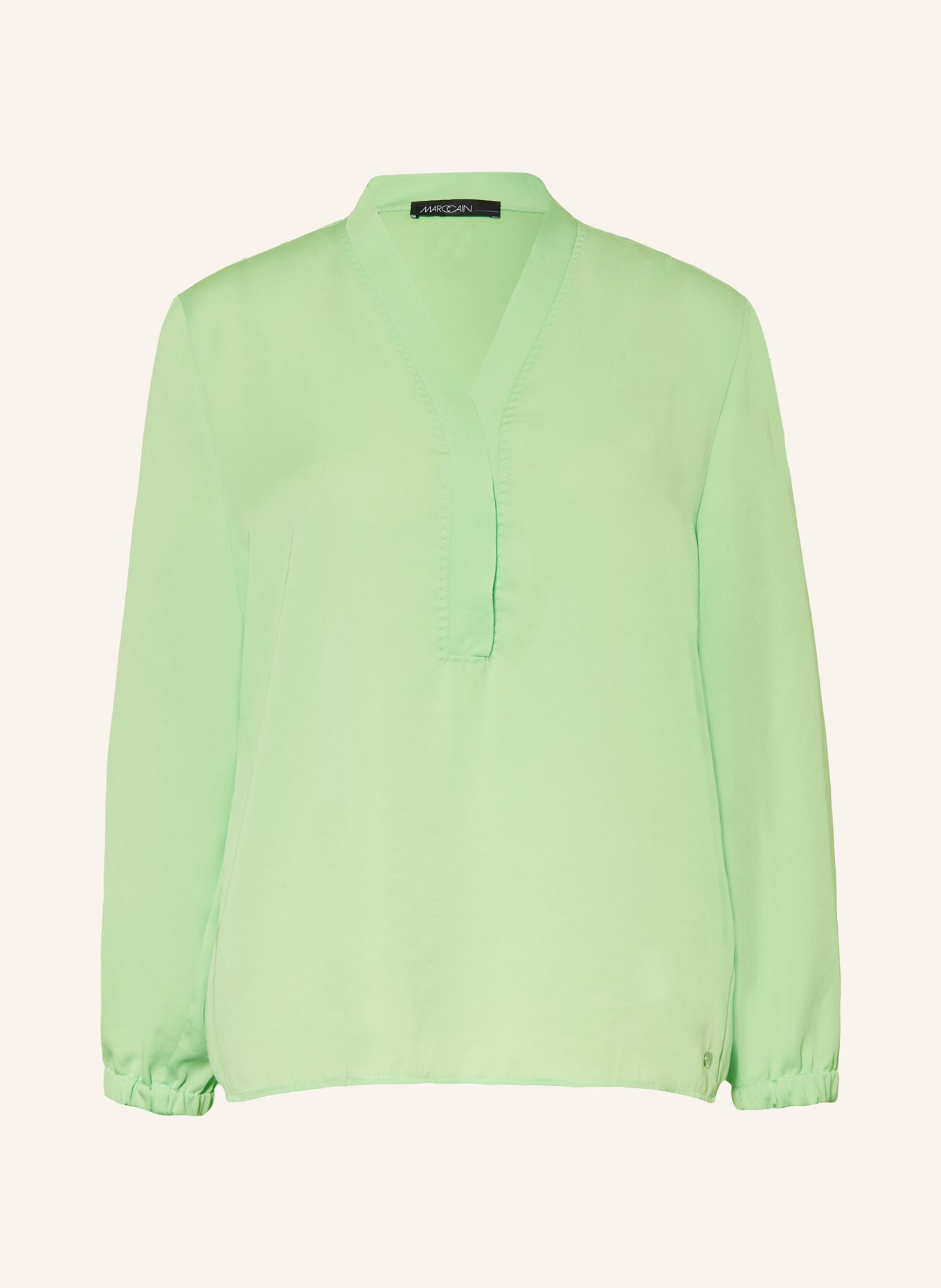 MARC CAIN Blouse, Color: 531 light apple green (Image 1)