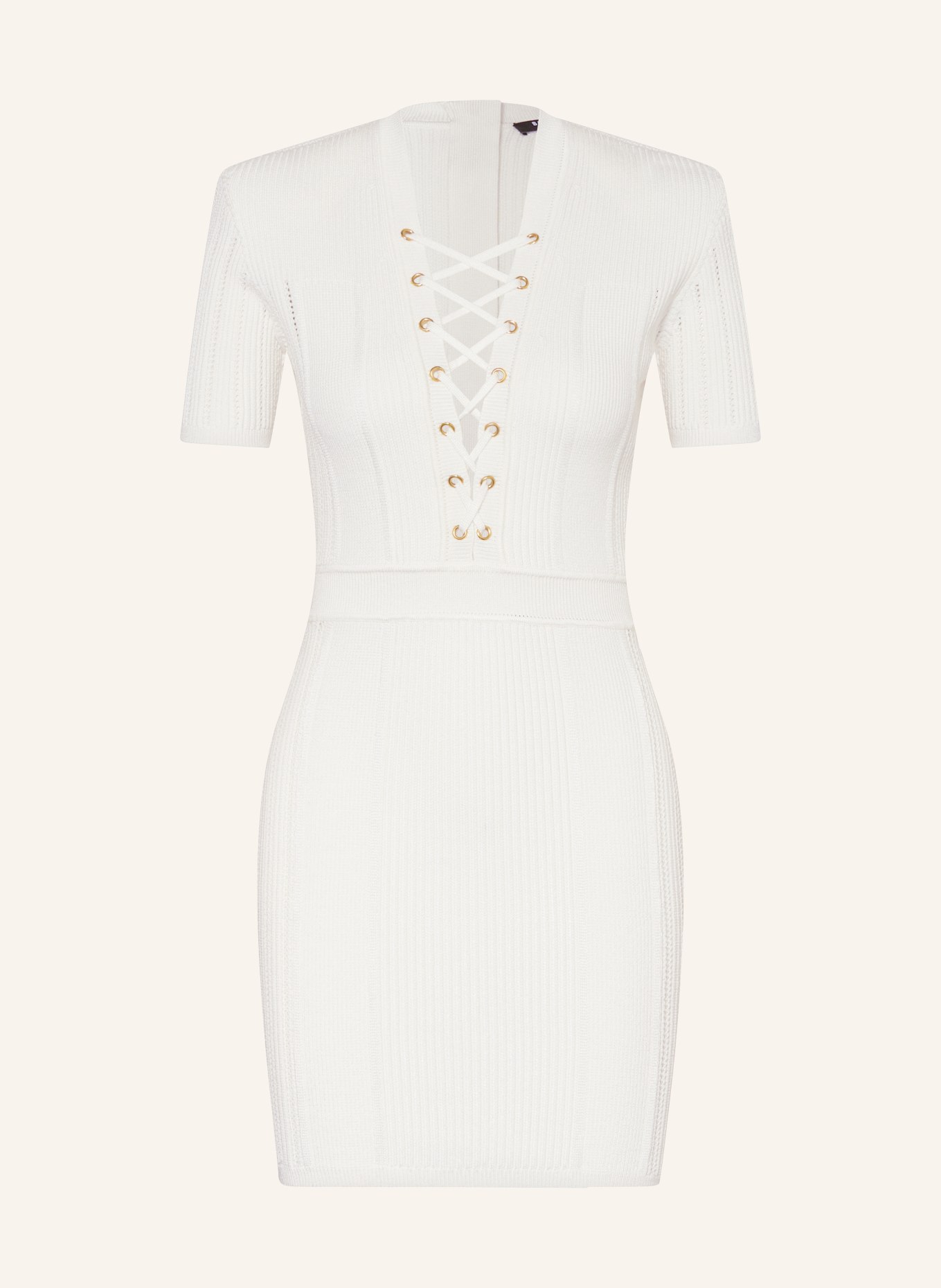 BALMAIN Knit dress, Color: WHITE (Image 1)