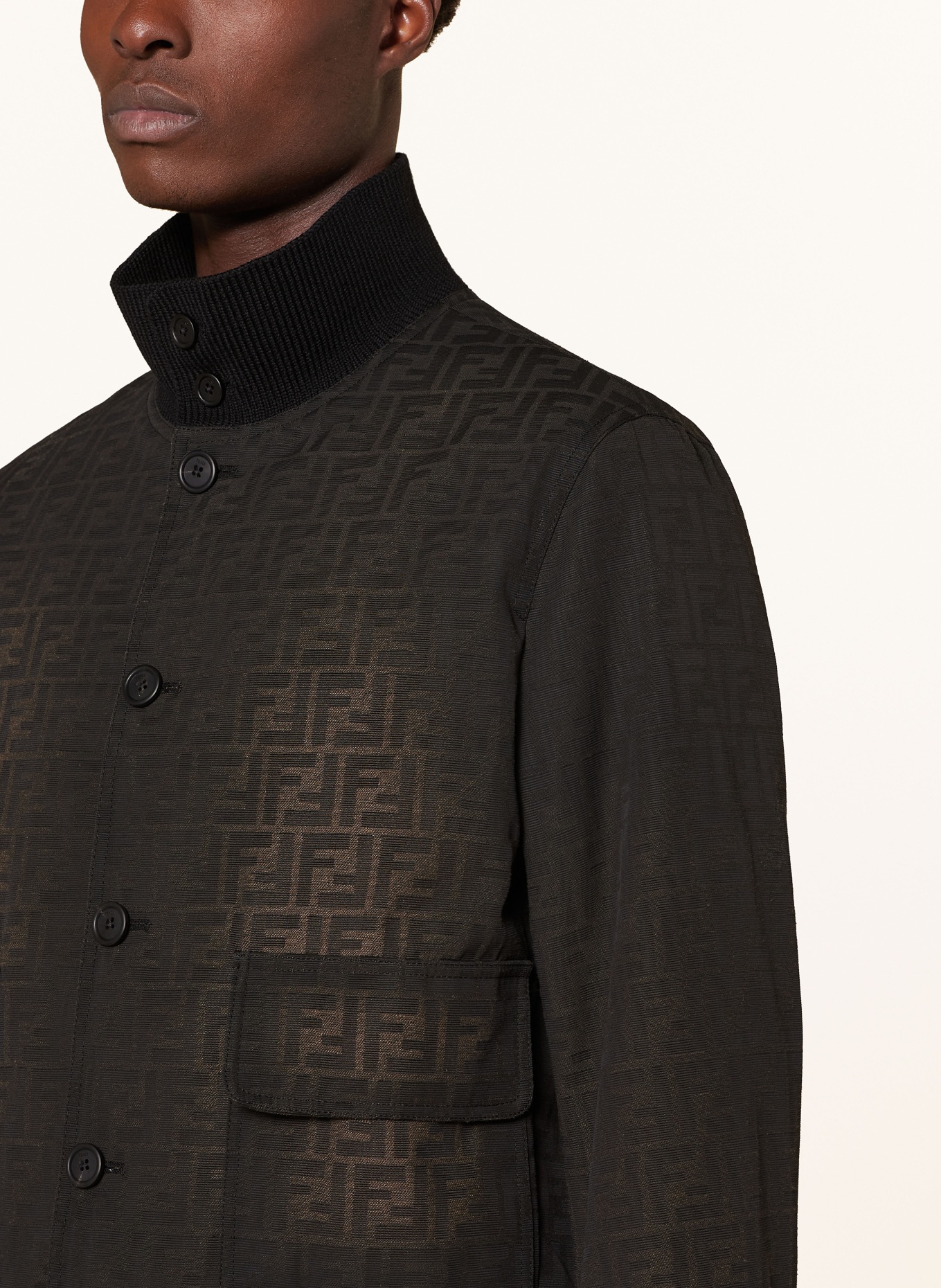FENDI Bomber jacket in black brown