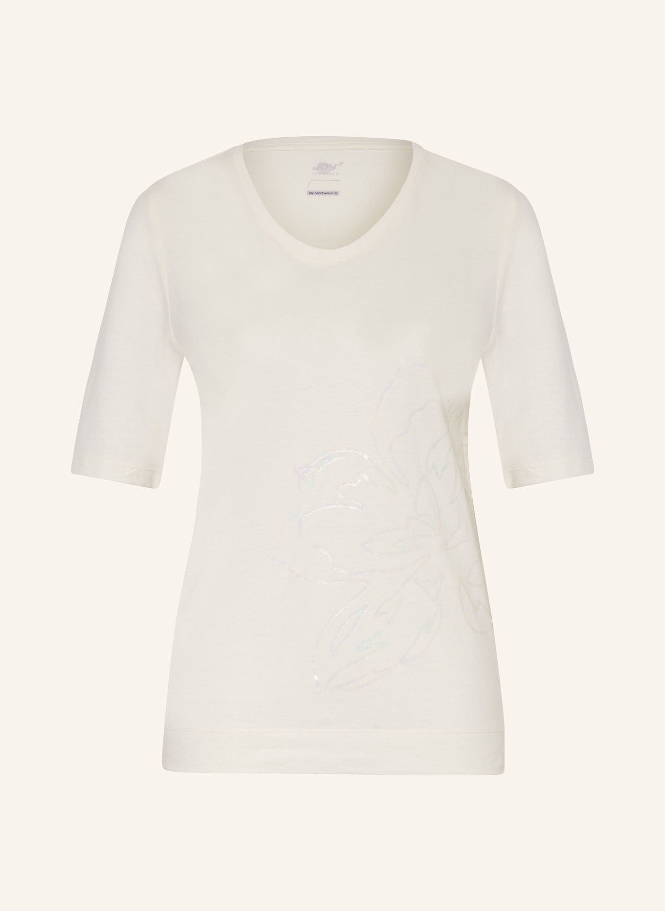 JOY sportswear T-shirt CHLOE, Kolor: ECRU (Obrazek 1)