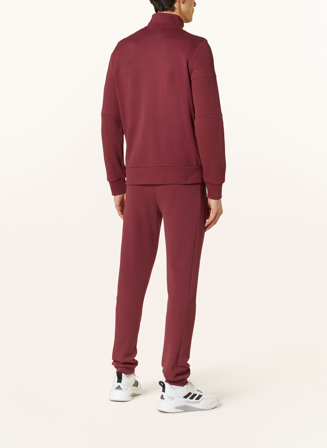 JOY sportswear Sweat fabric half-zip sweater ARMIN, Color: DARK RED (Image 3)