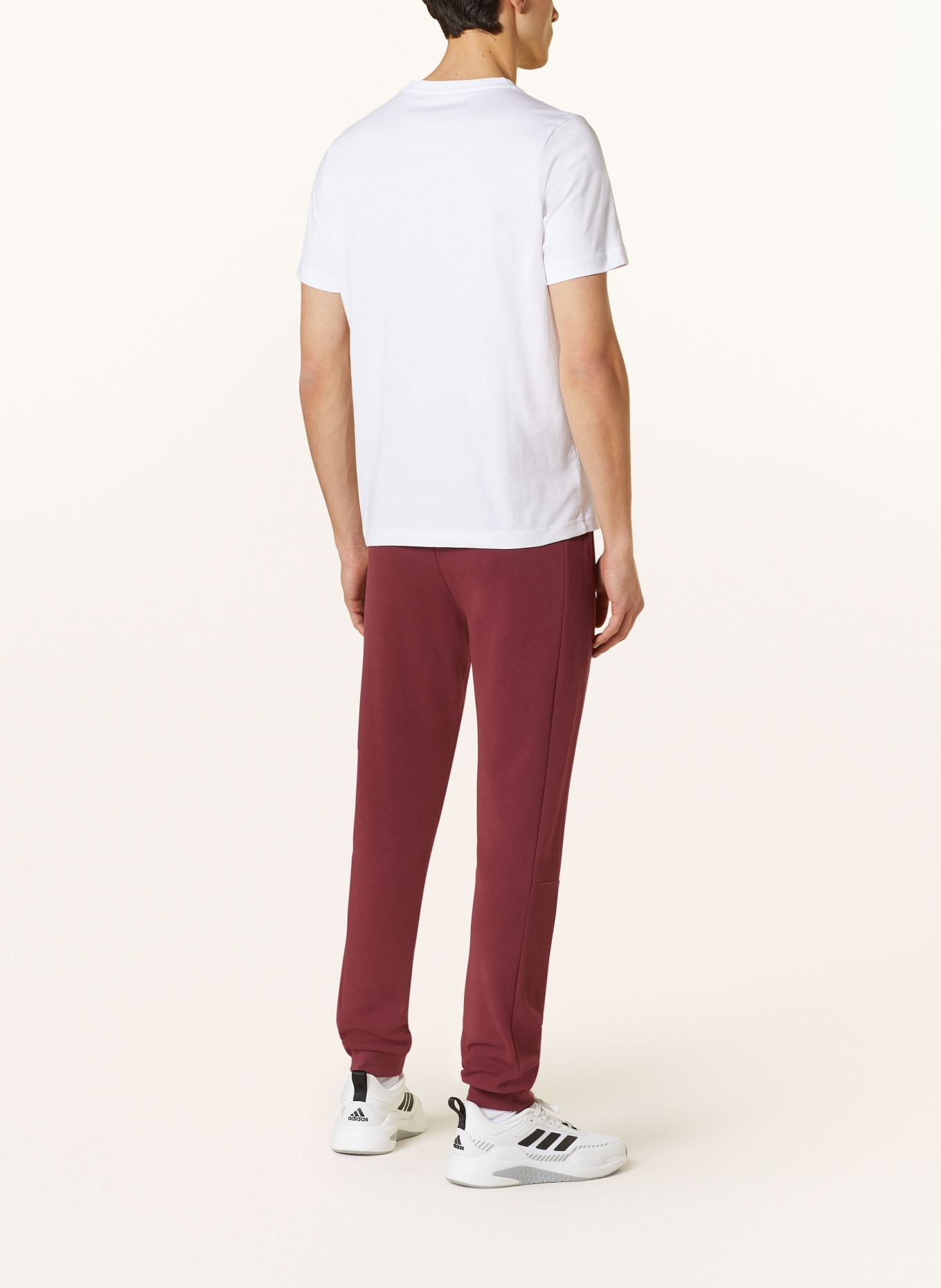 JOY sportswear T-shirt SASHA, Color: WHITE/ DARK RED (Image 3)