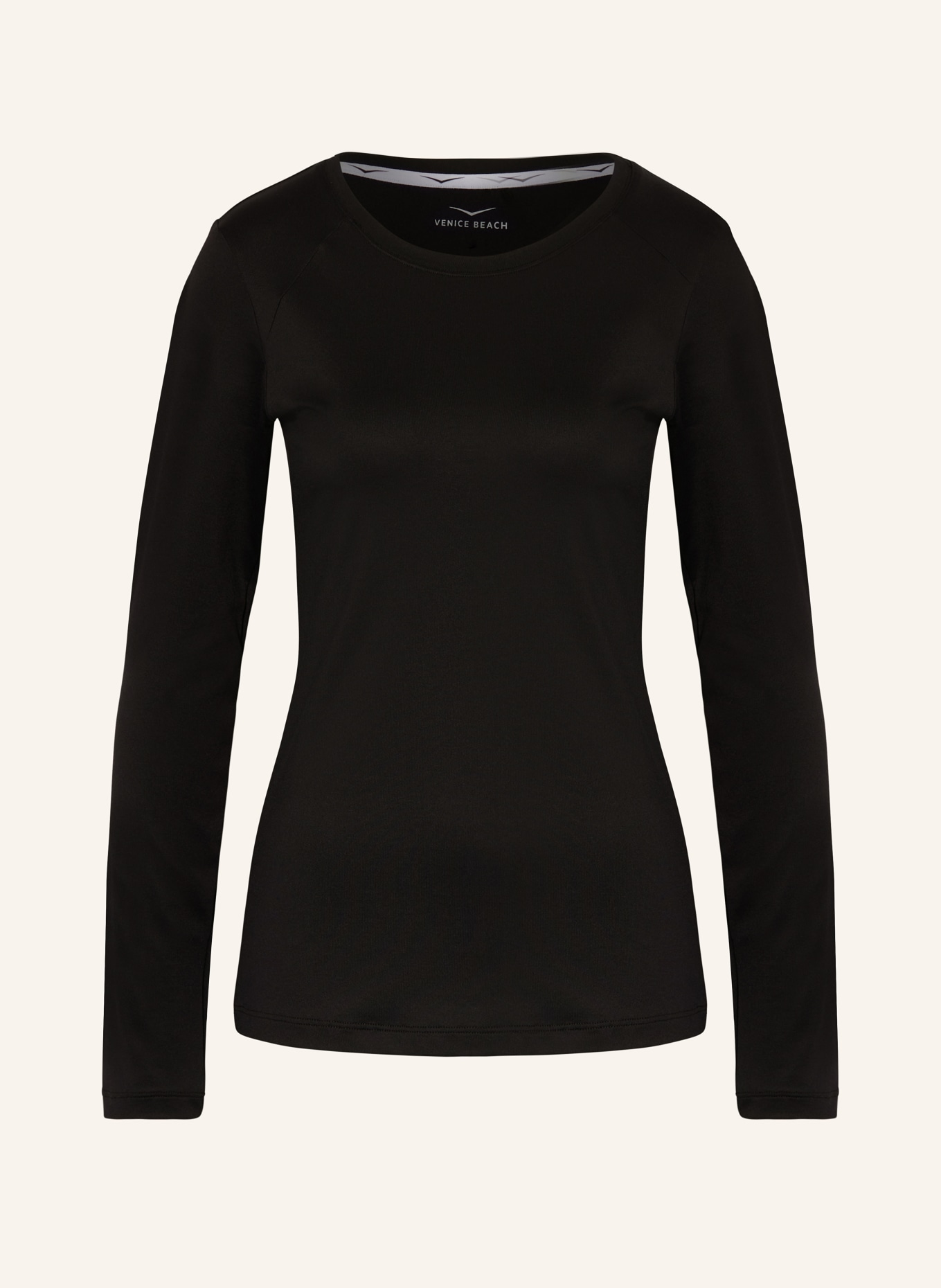 VENICE BEACH Long sleeve shirt LEANA, Color: BLACK (Image 1)