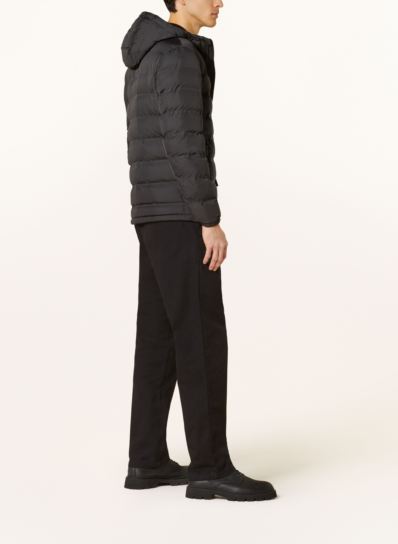 STRELLSON Quilted jacket MODICA, Color: BLACK (Image 4)
