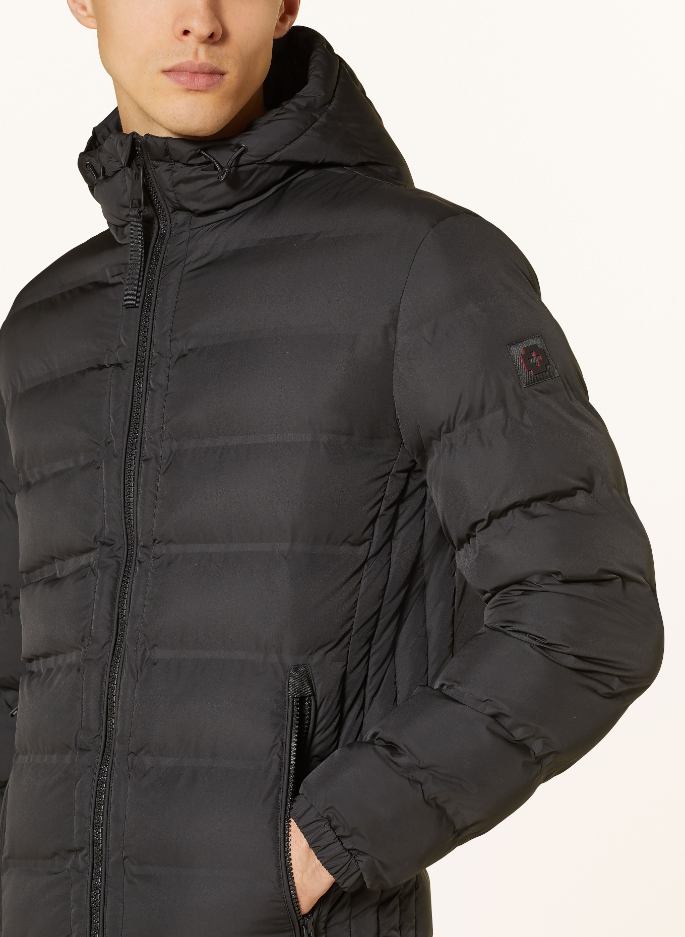 STRELLSON Quilted jacket MODICA, Color: BLACK (Image 5)