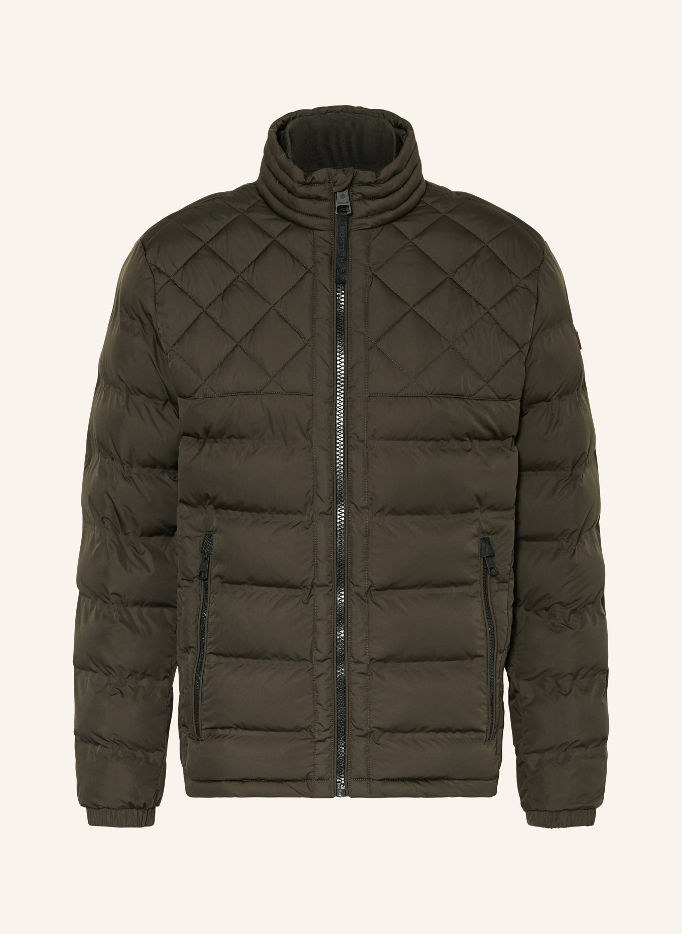 STRELLSON Quilted jacket CLASON, Color: KHAKI (Image 1)