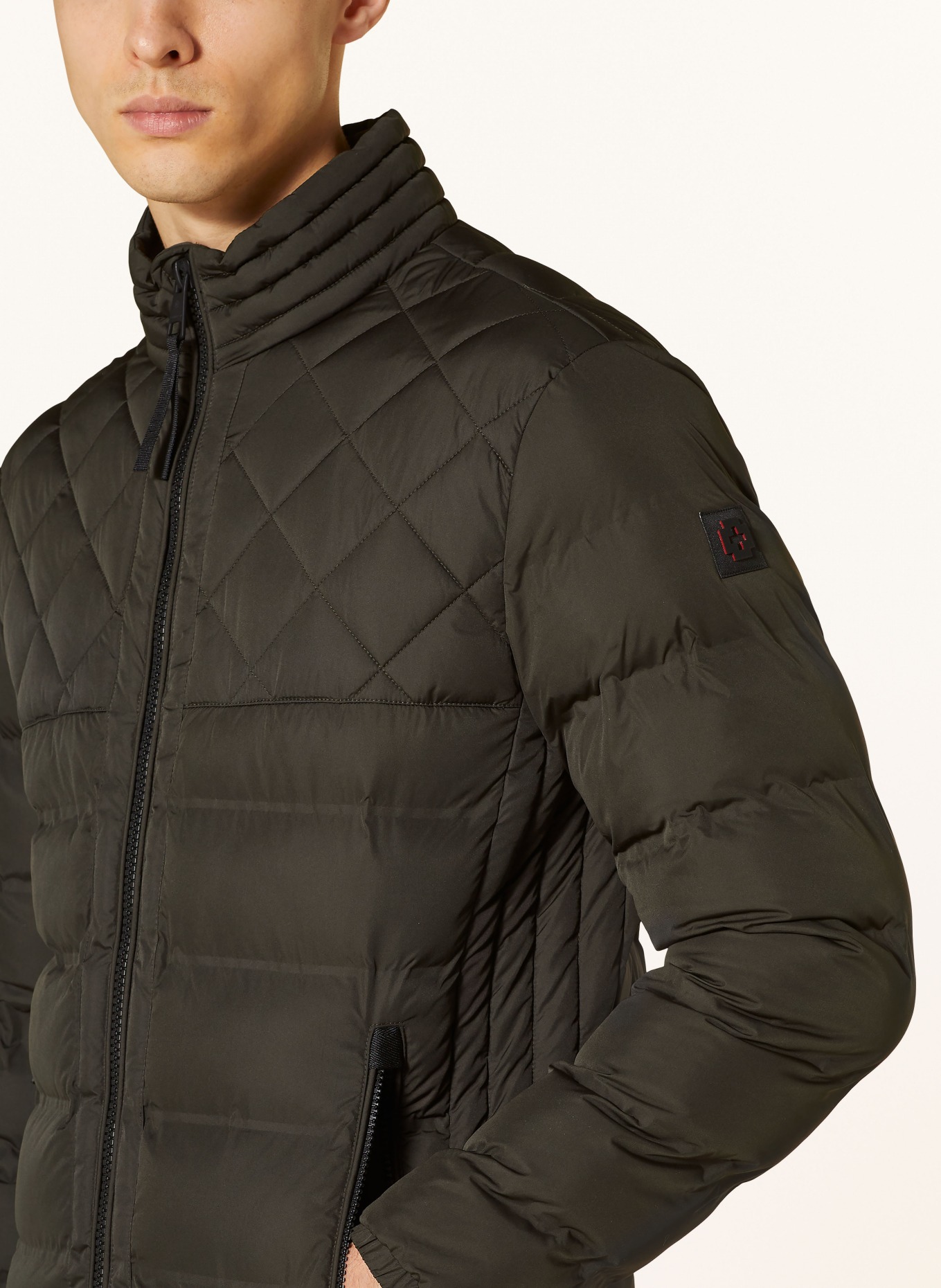 STRELLSON Quilted jacket CLASON, Color: KHAKI (Image 4)
