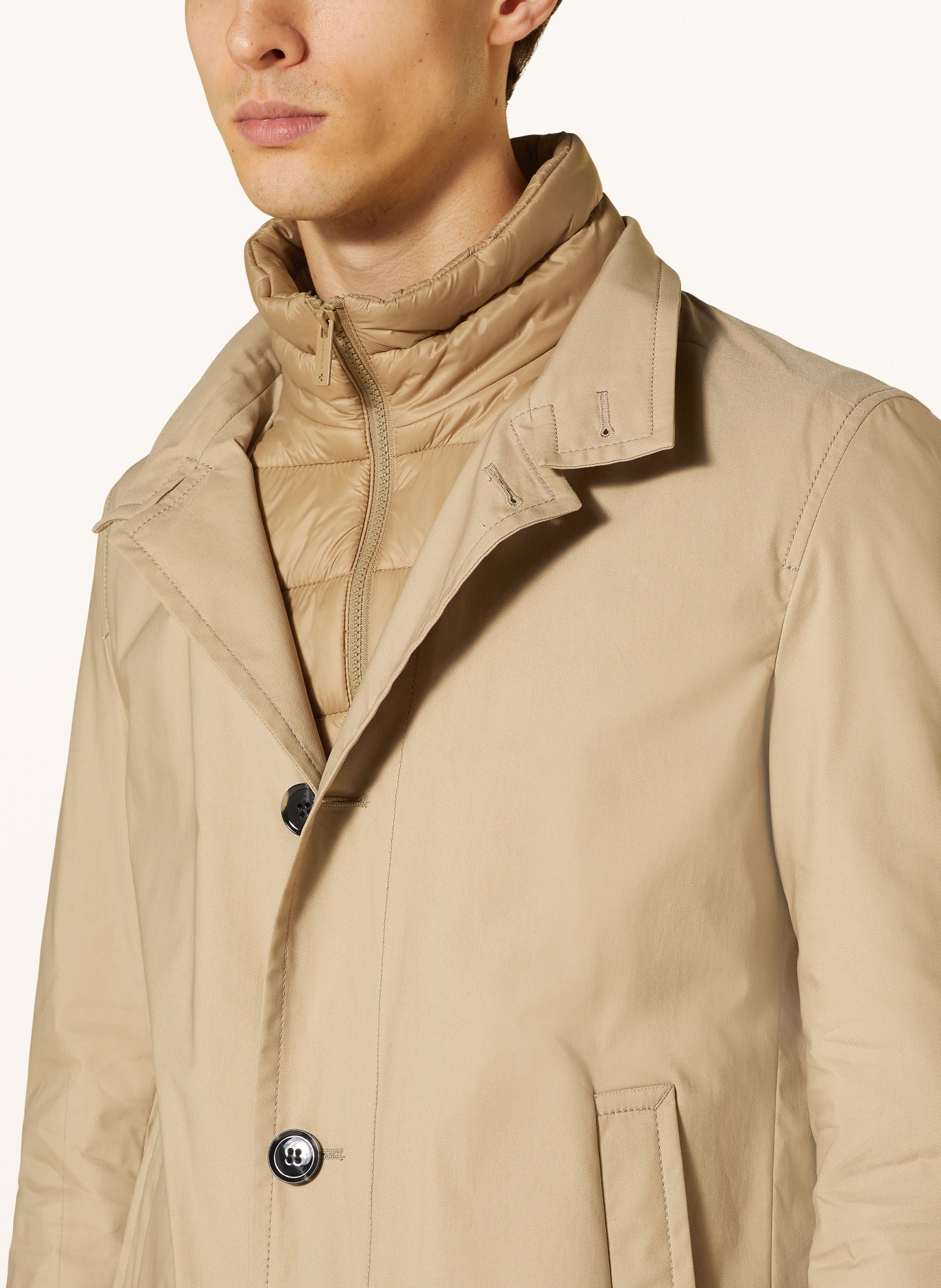STRELLSON 2-in 1 coat FINLAY, Color: BEIGE (Image 4)