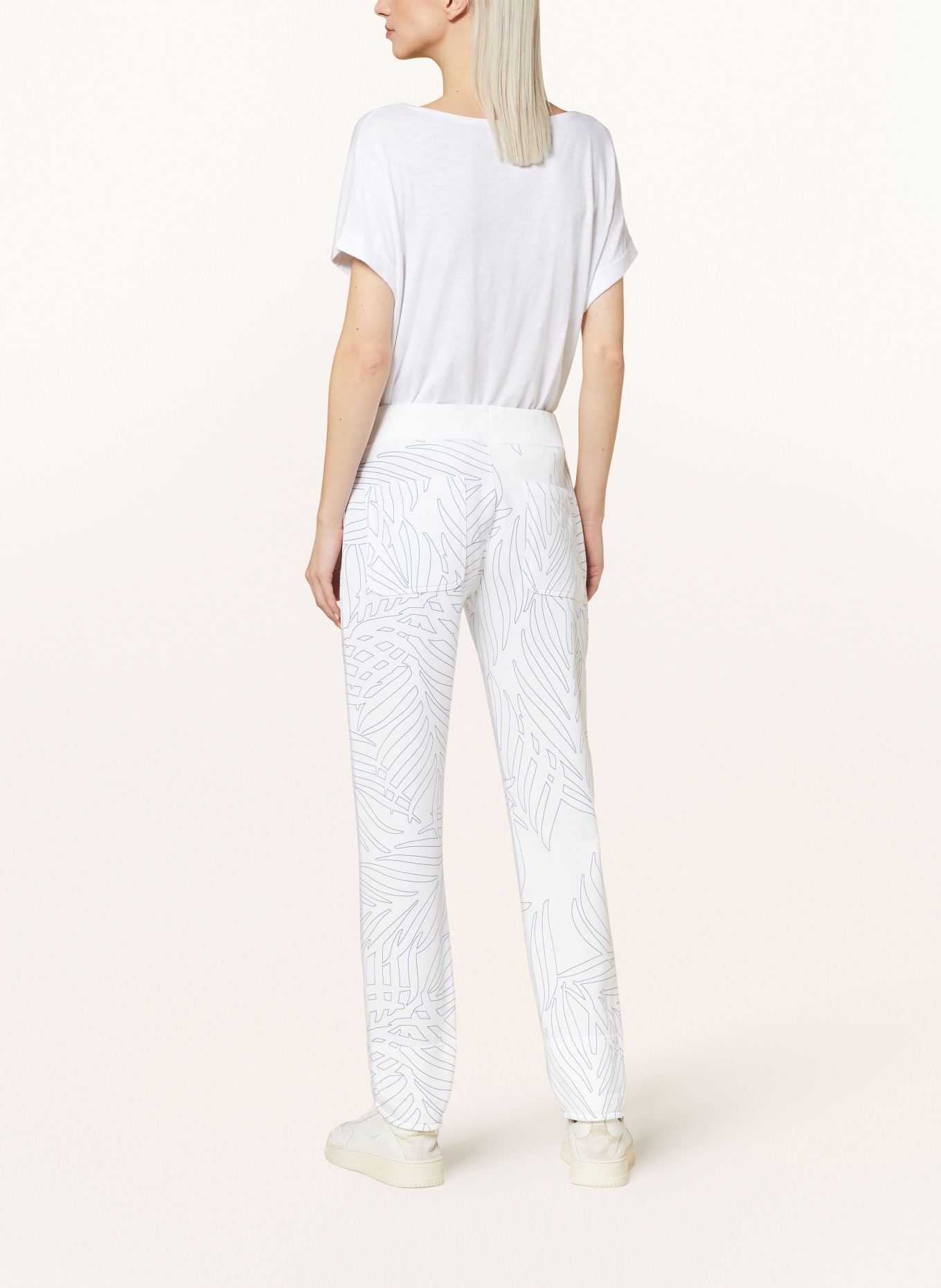 Juvia Sweatpants CATHY, Color: WHITE/ BLUE (Image 3)