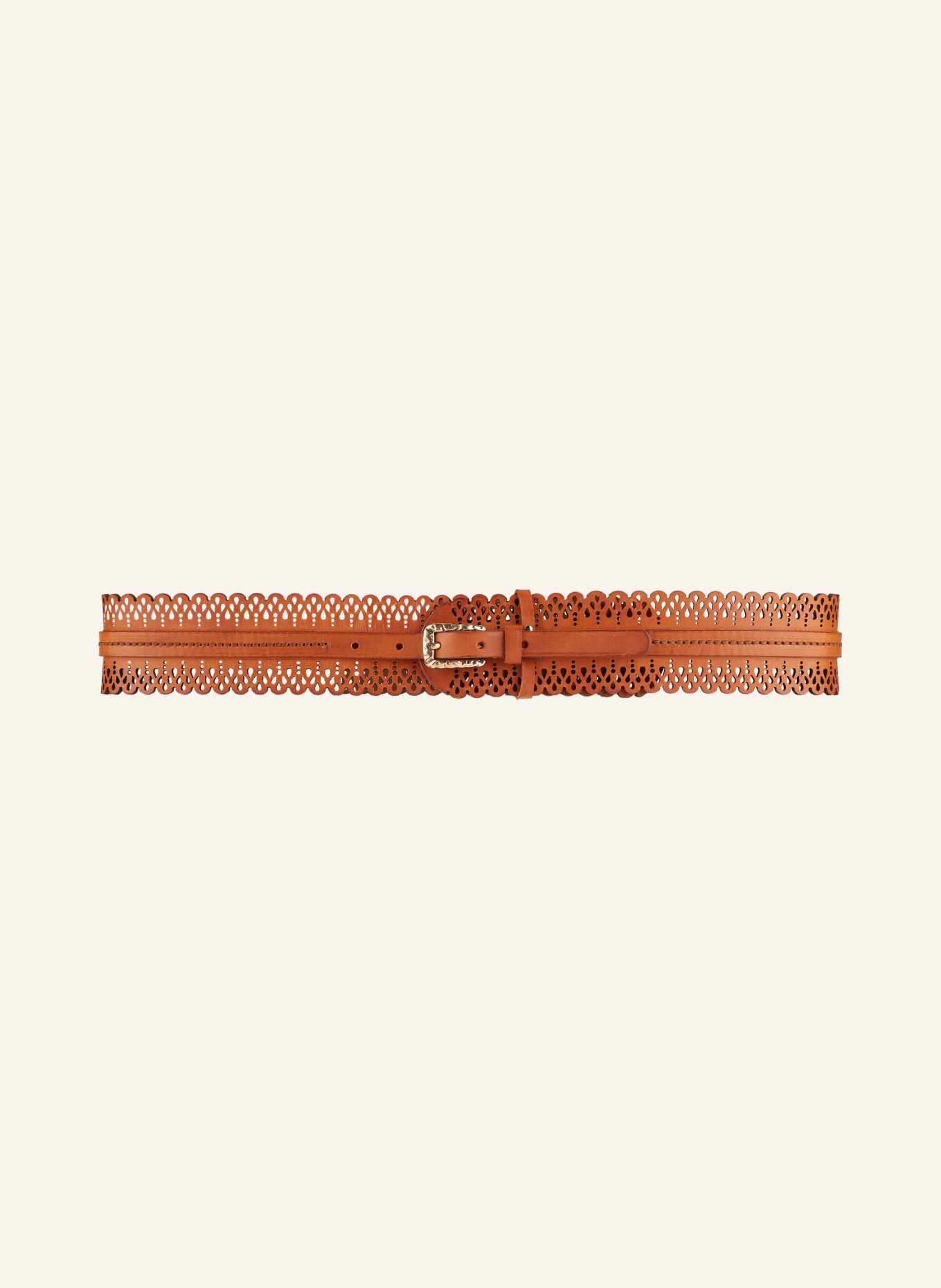 Reptile's House Leather belt VENUS, Color: BROWN (Image 2)