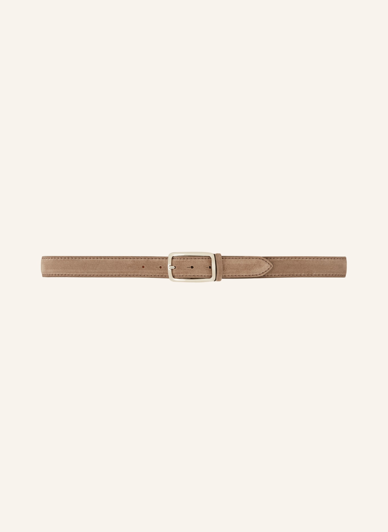 Reptile's House Leather belt, Color: TAUPE (Image 2)