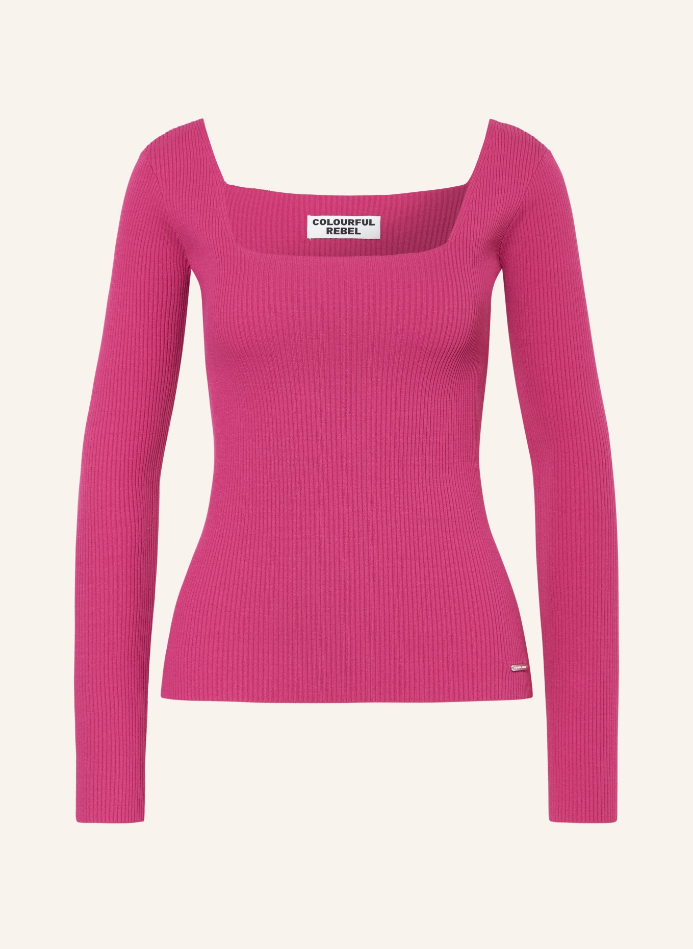 COLOURFUL REBEL Sweter ARIEL, Kolor: FUKSJA (Obrazek 1)