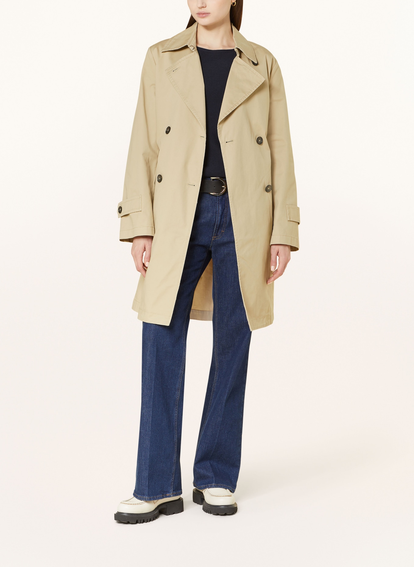 Marc O'Polo Trench coat, Color: LIGHT BROWN (Image 2)