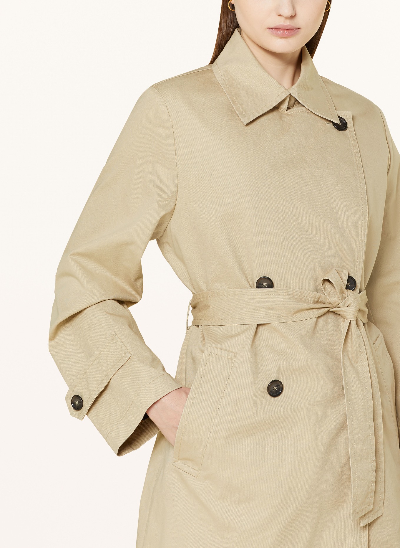 Marc O'Polo Trench coat, Color: LIGHT BROWN (Image 4)