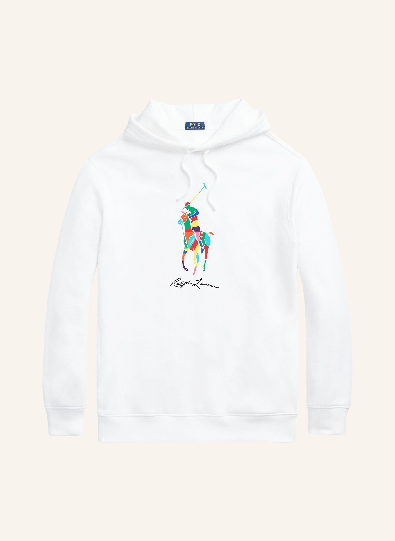 POLO RALPH LAUREN Big & Tall Hoodie, Color: WHITE (Image 1)