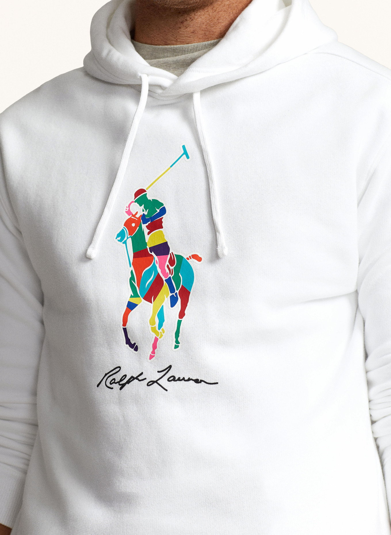 POLO RALPH LAUREN Big & Tall Hoodie, Color: WHITE (Image 4)