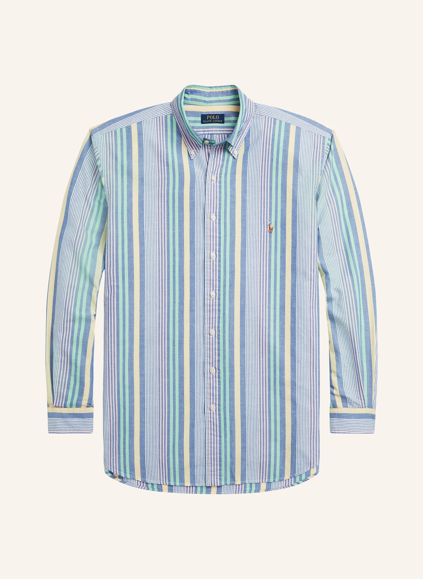 POLO RALPH LAUREN Big & Tall Shirt regular fit, Color: BLUE/ WHITE/ TURQUOISE (Image 1)