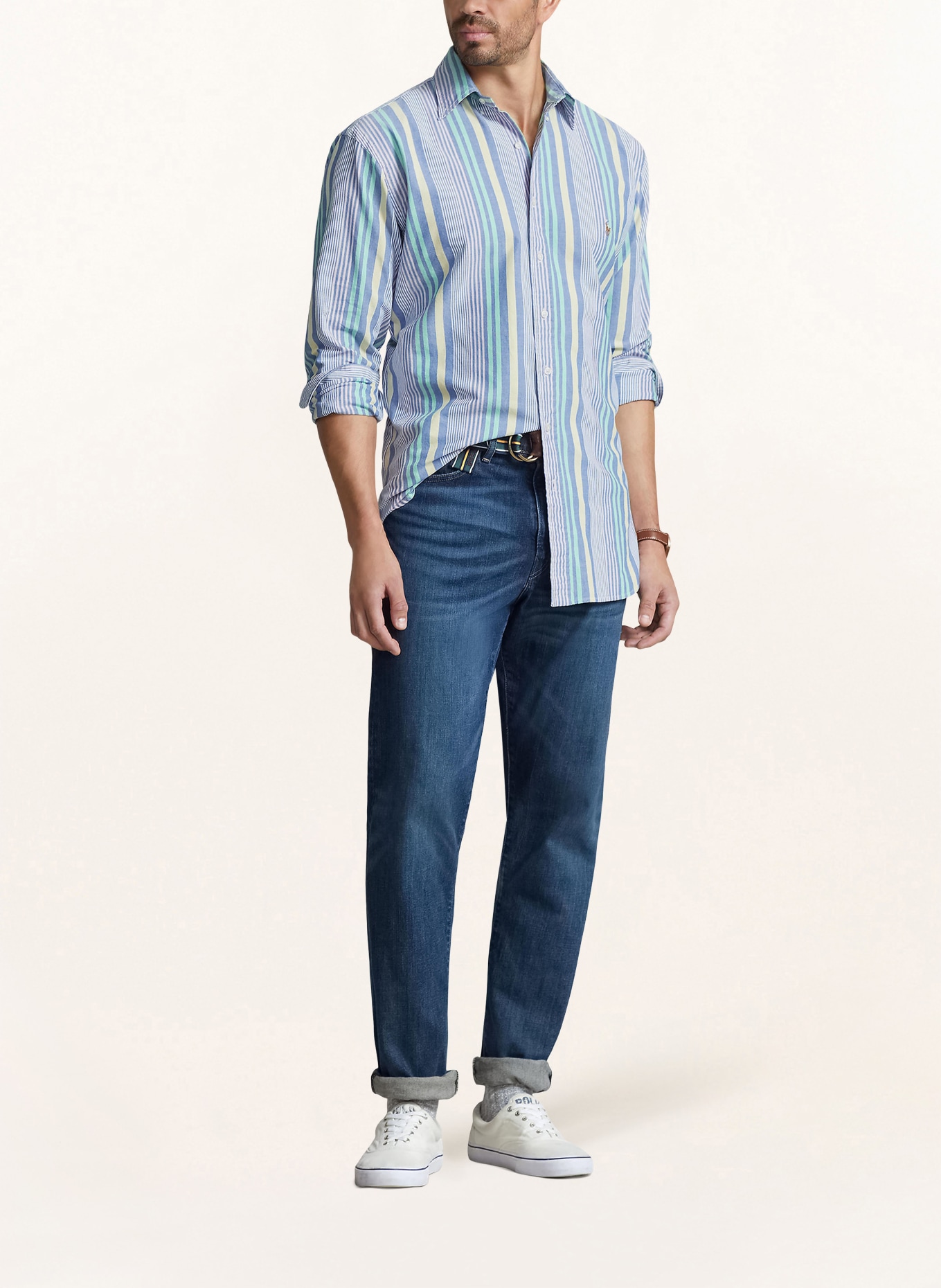 POLO RALPH LAUREN Big & Tall Hemd Regular Fit, Farbe: BLAU/ WEISS/ TÜRKIS (Bild 2)