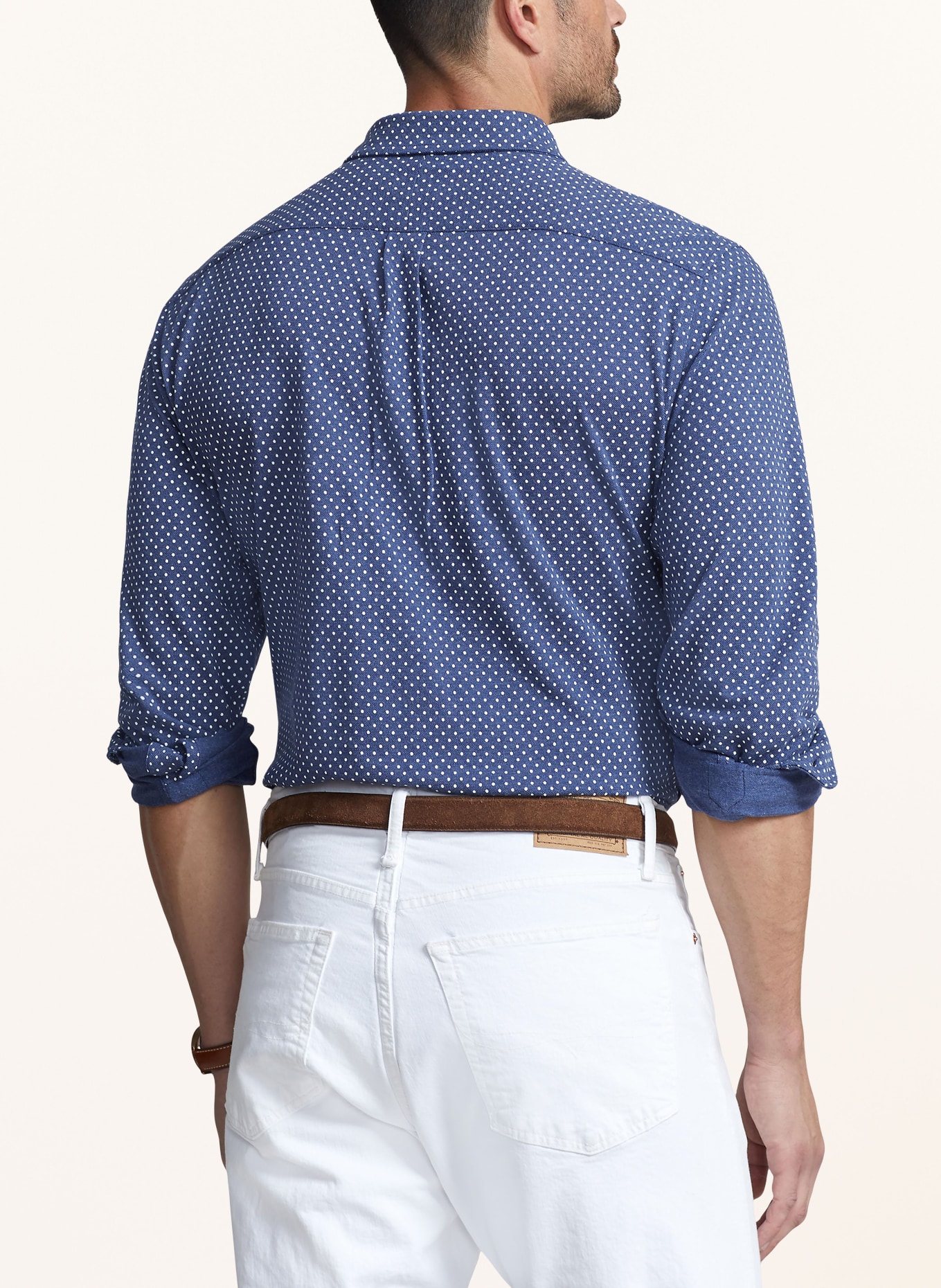 POLO RALPH LAUREN Big & Tall Shirt slim fit, Color: BLUE/ WHITE (Image 3)