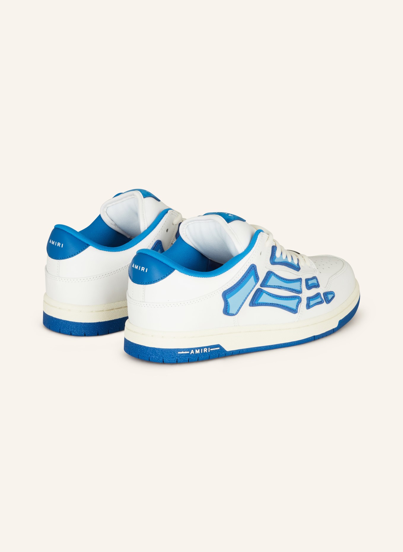 AMIRI Sneakers CHUNKY SKELTOP, Color: WHITE/ BLUE (Image 2)